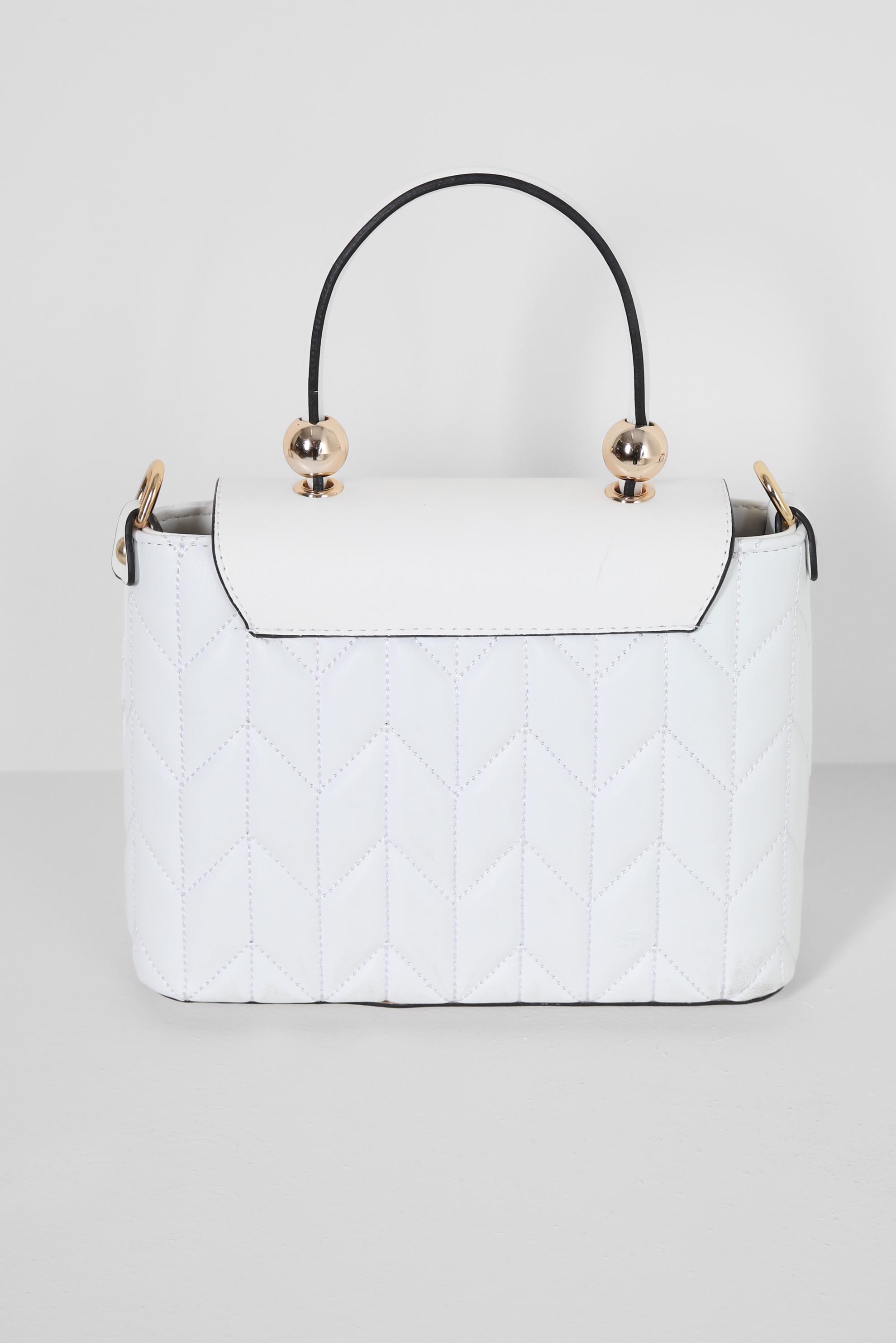 Tesettür giyim BEYAZ ALVİNA ÇANTA 706