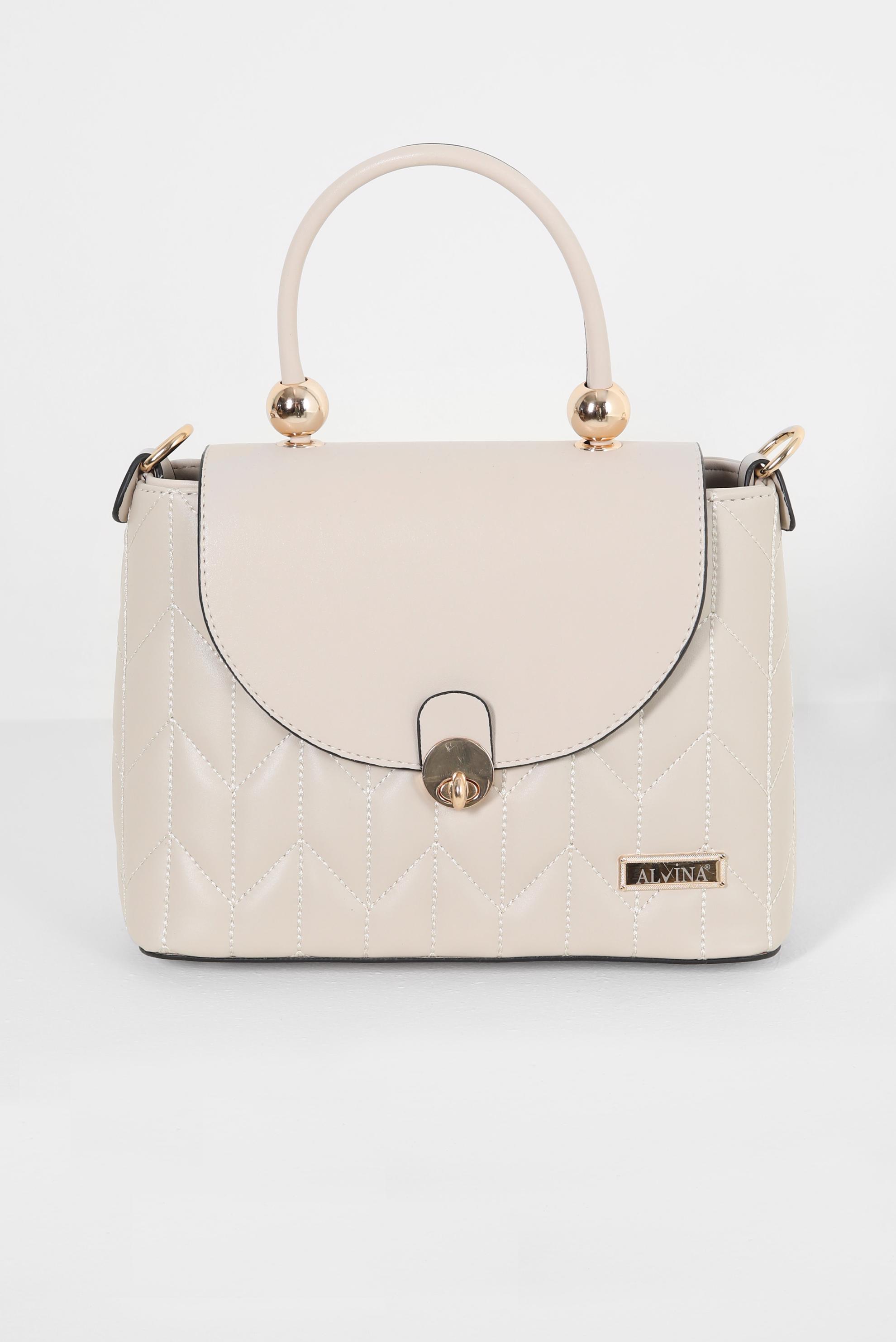 Tesettür giyim BEYAZ ALVİNA ÇANTA 706