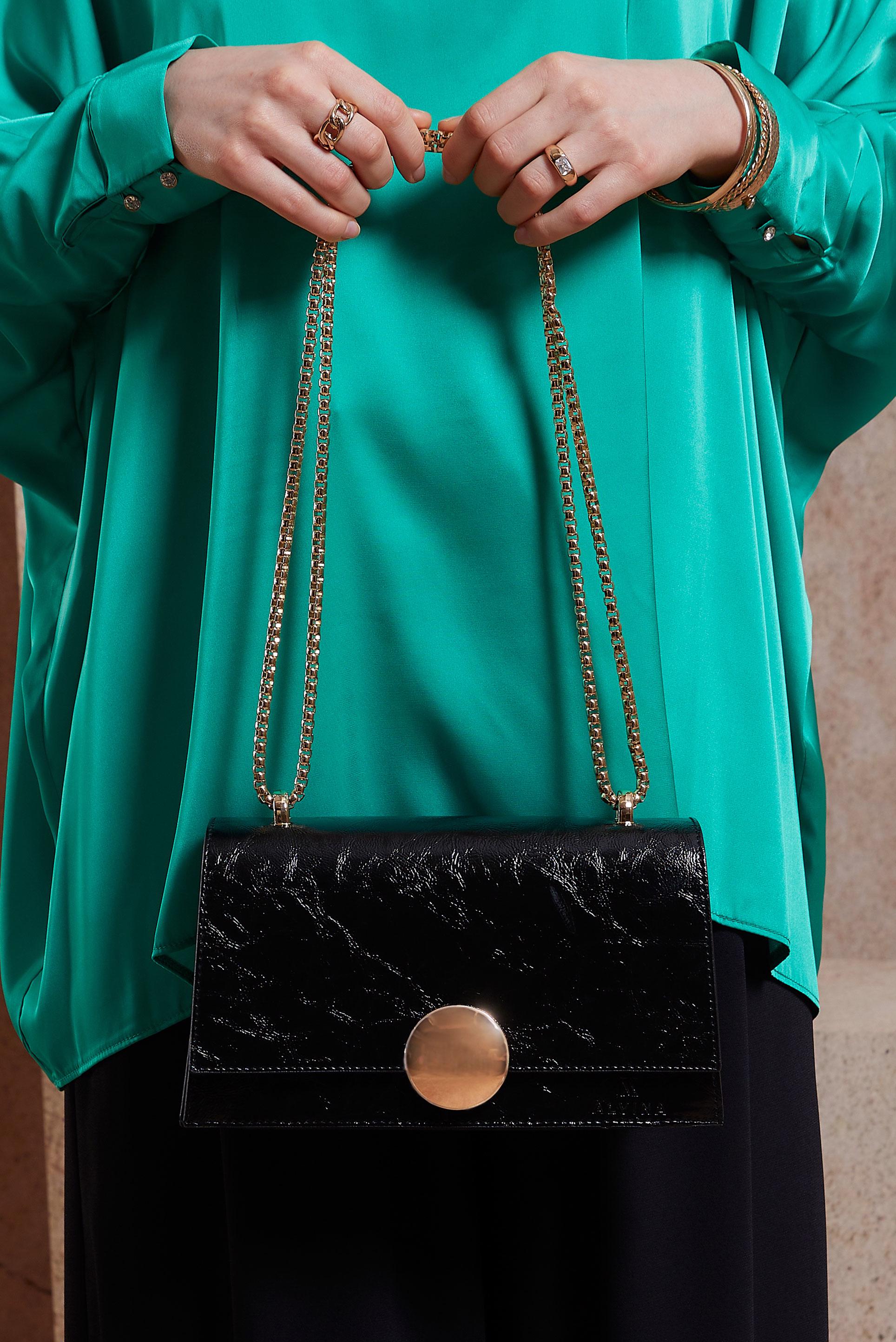 Tesettür giyim SİYAH ALVİNA ÇANTA 713