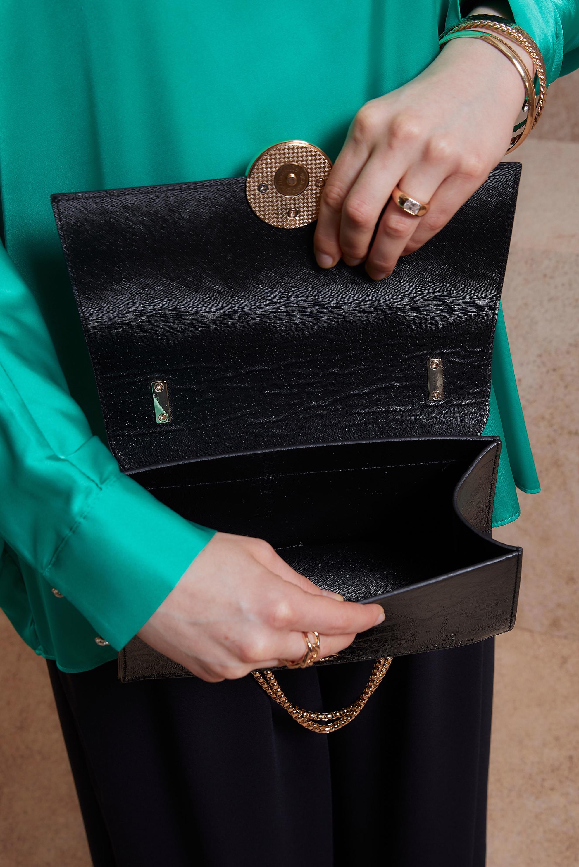 Tesettür giyim SİYAH ALVİNA ÇANTA 713