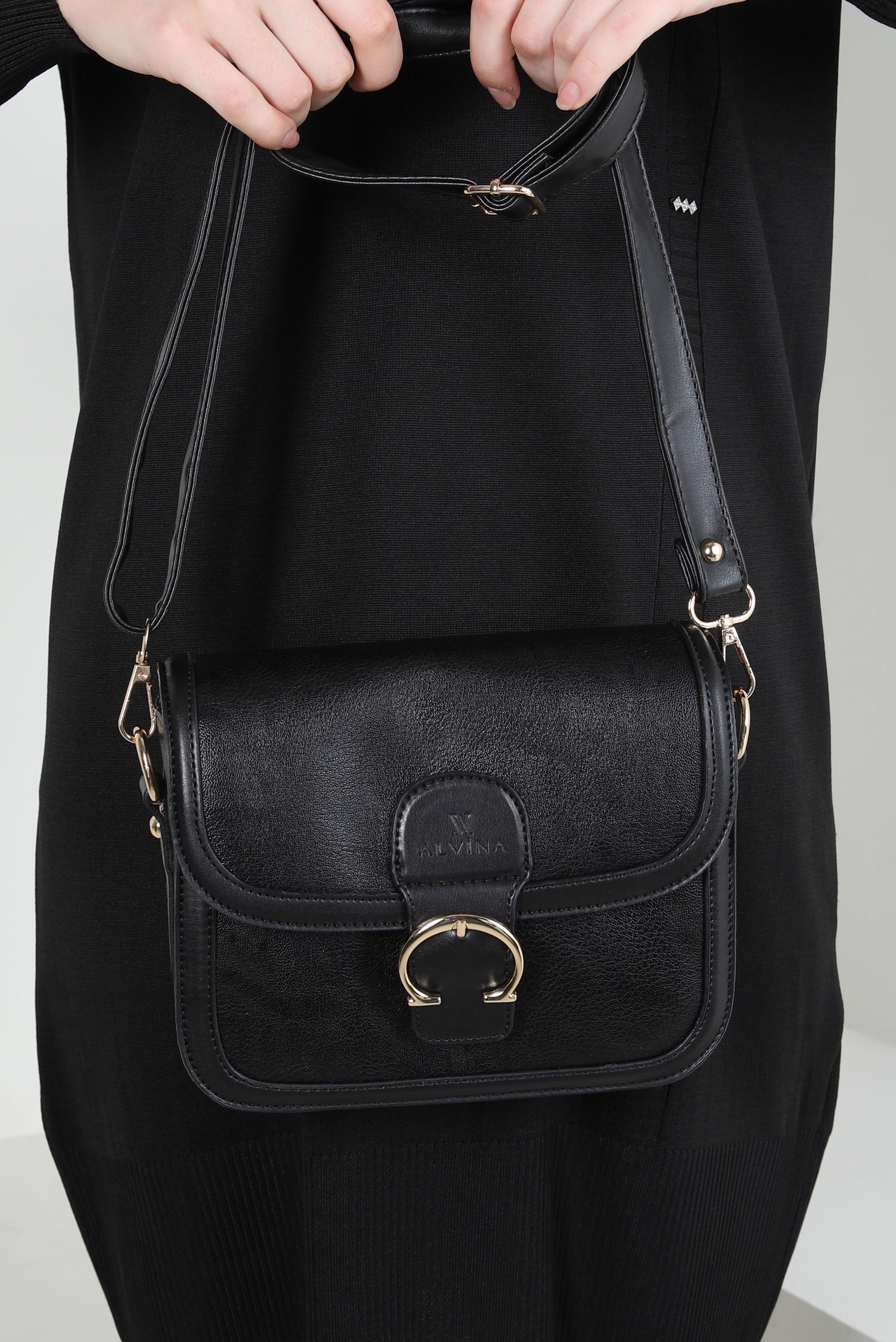 Tesettür giyim SİYAH ALVİNA ÇANTA 925