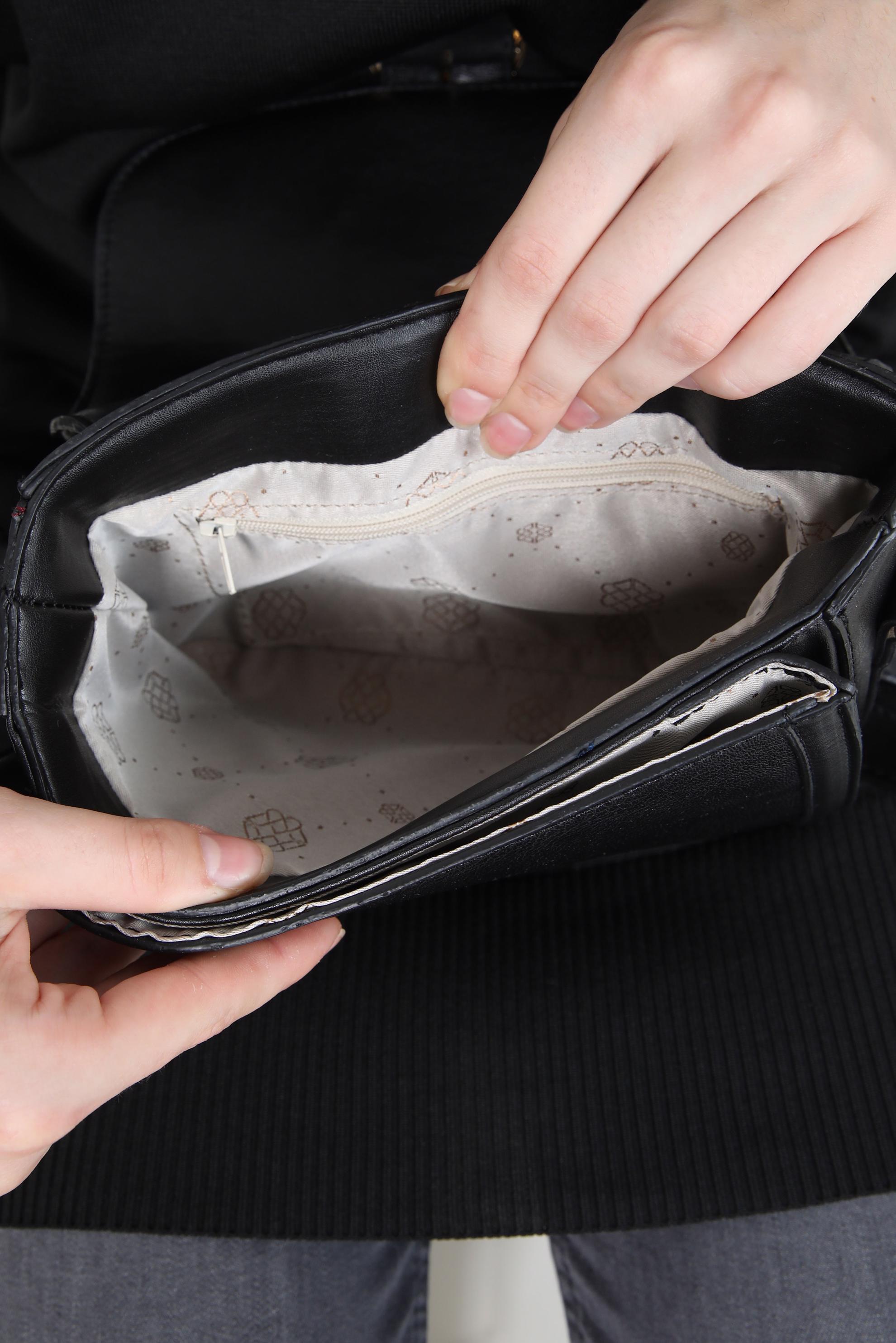 Tesettür giyim SİYAH ALVİNA ÇANTA 925