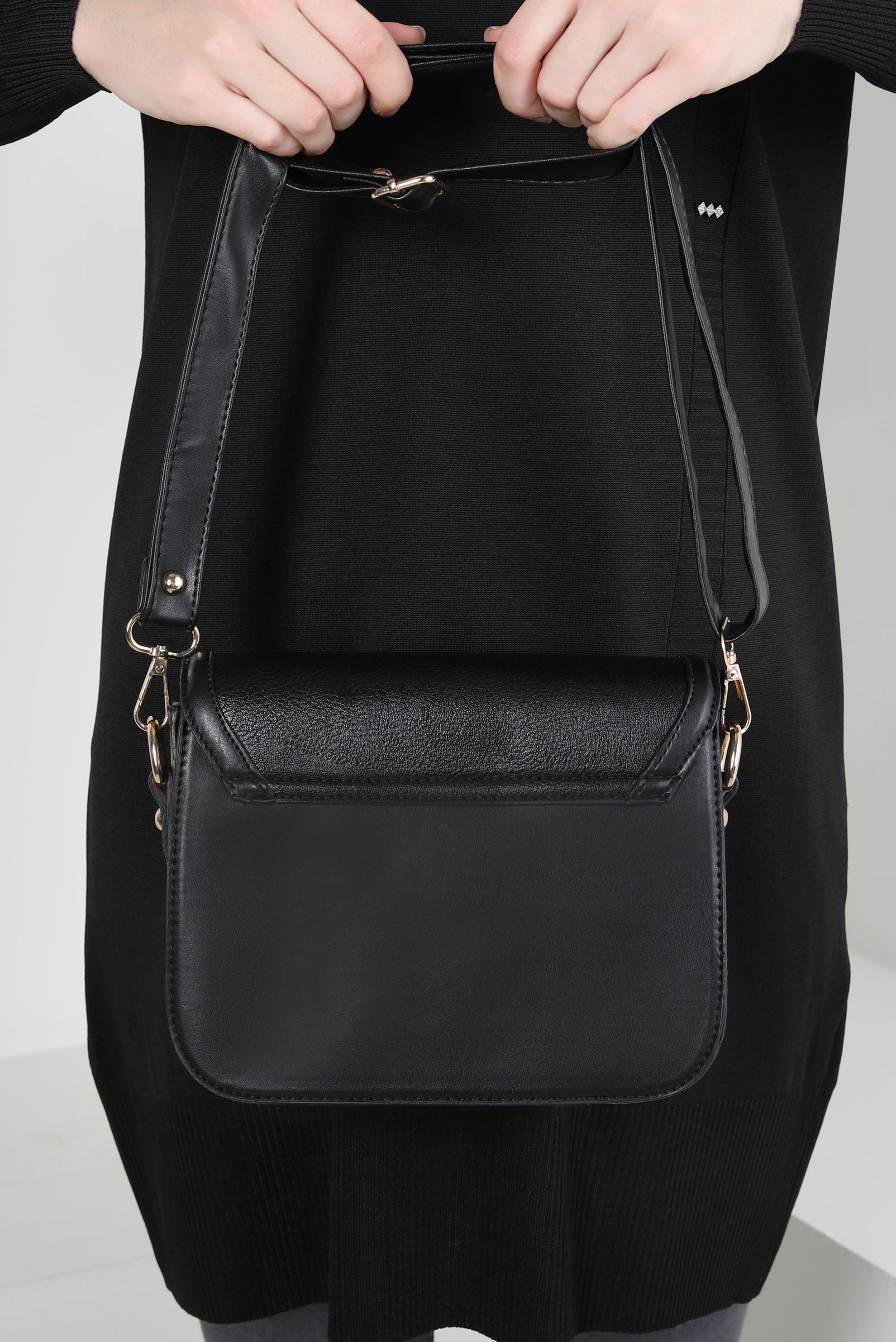 Tesettür giyim SİYAH ALVİNA ÇANTA 925