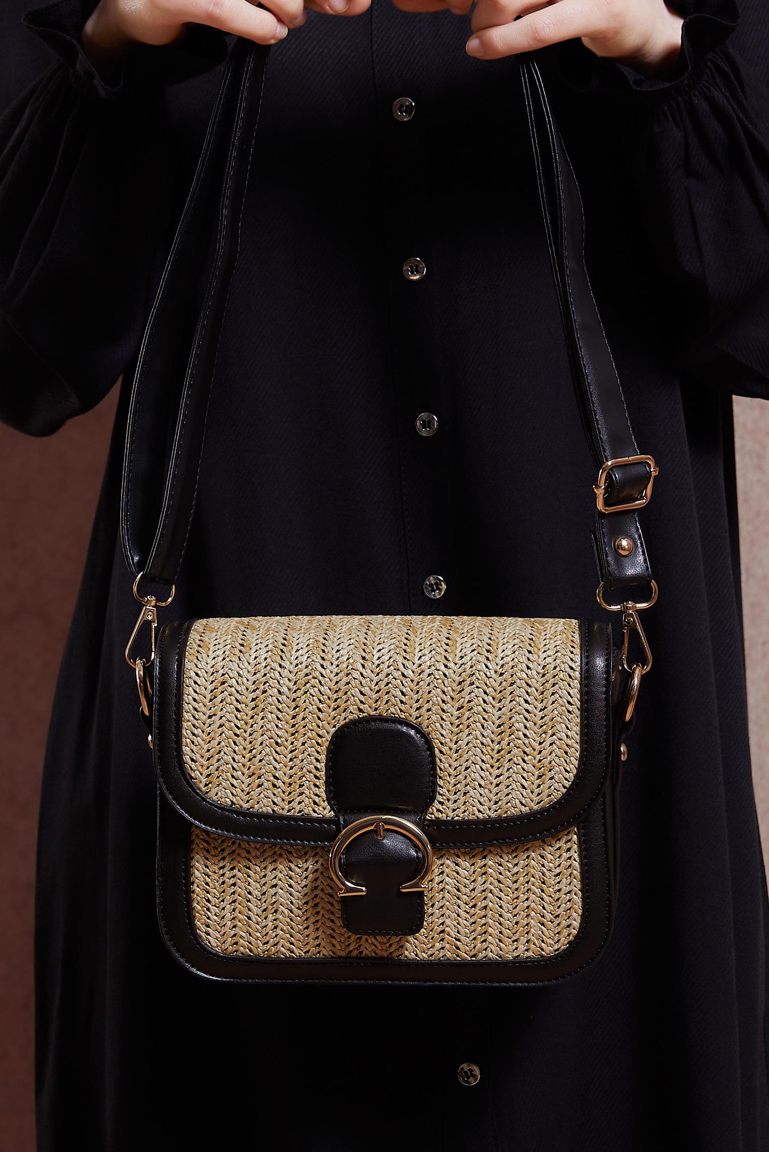 Tesettür giyim SİYAH ALVİNA ÇANTA 925