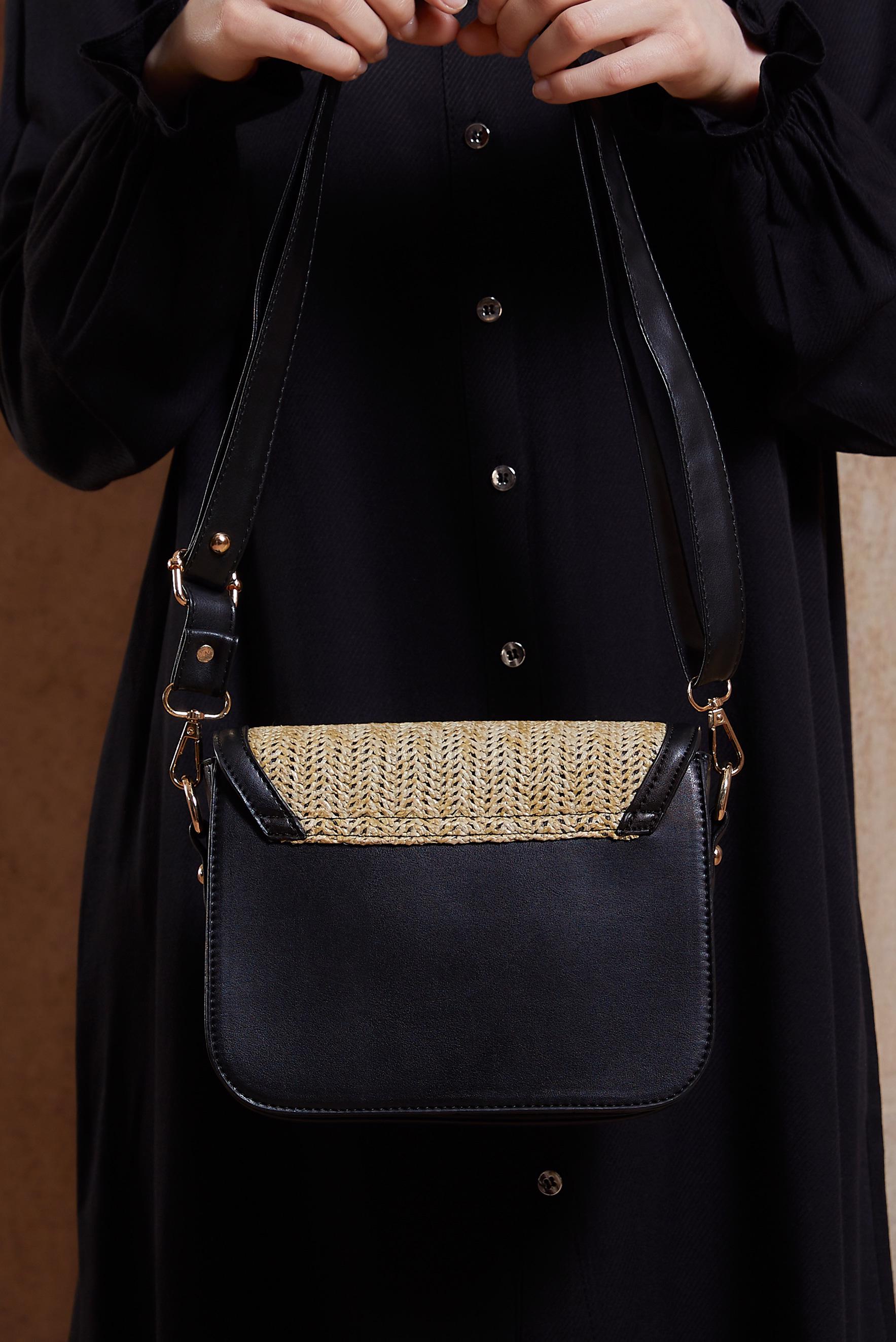 Tesettür giyim SİYAH ALVİNA ÇANTA 925