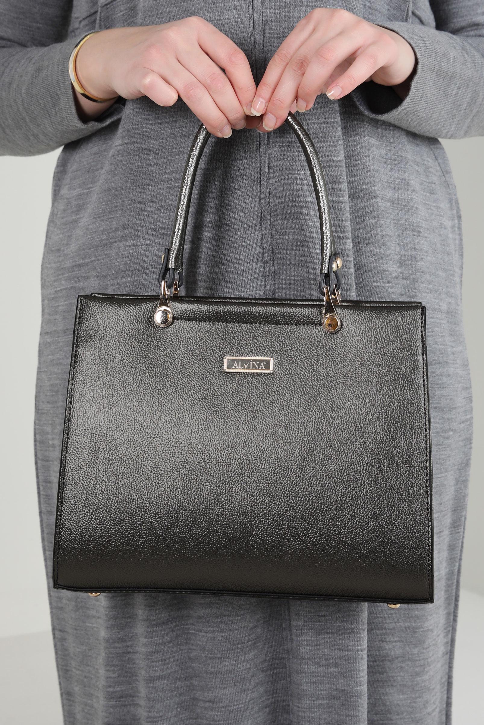 Tesettür giyim BEJ ALVİNA ÇANTA 958