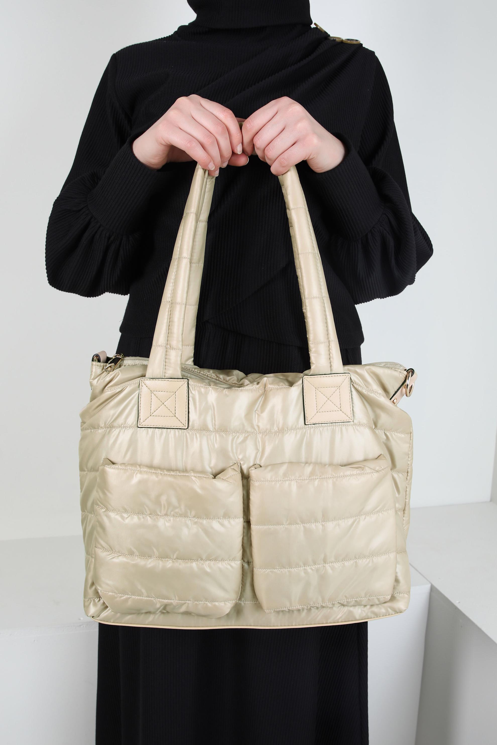 Tesettür giyim BEYAZ ALVİNA ÇANTA 1953