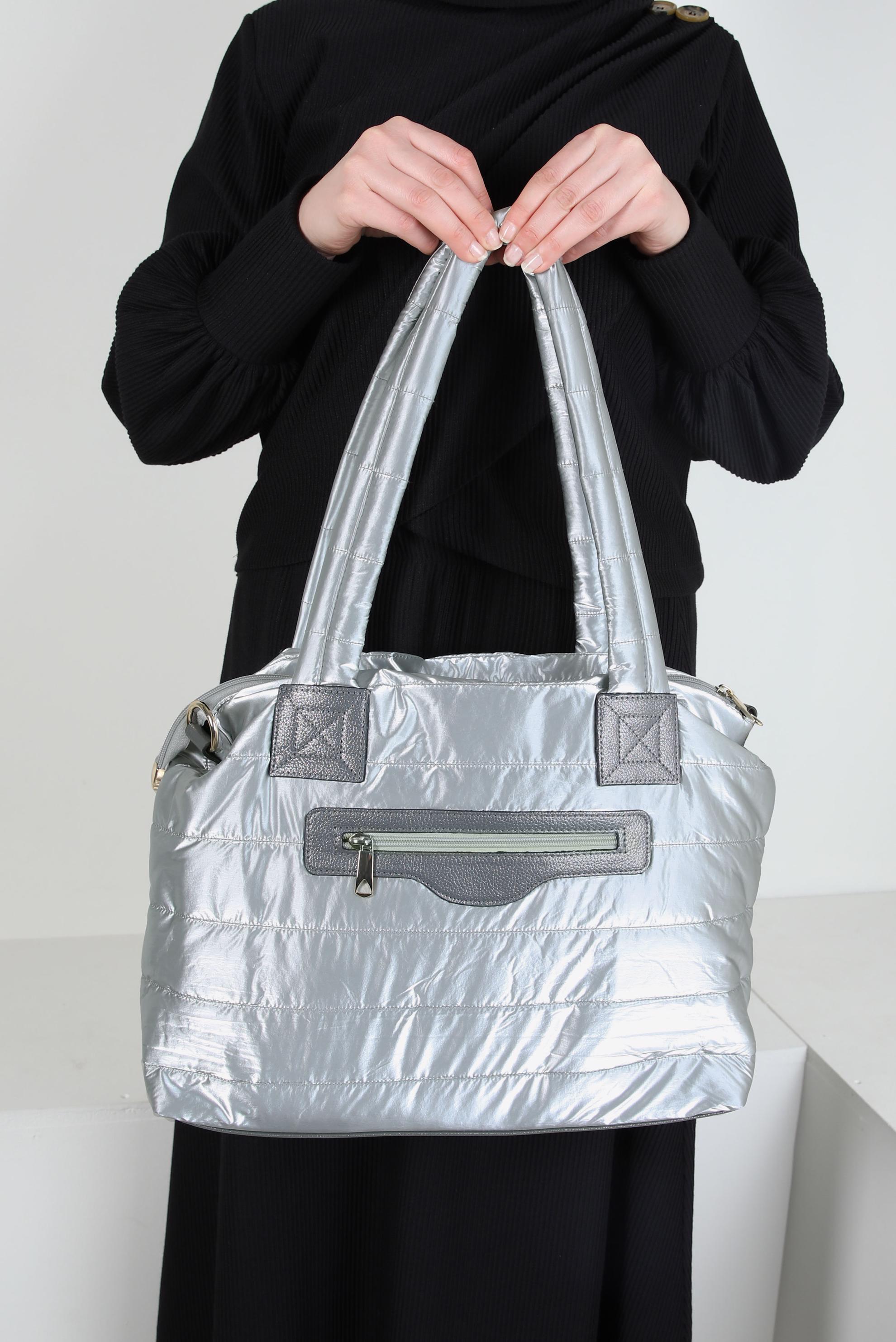 Tesettür giyim GÜMÜŞ ALVİNA ÇANTA 1953