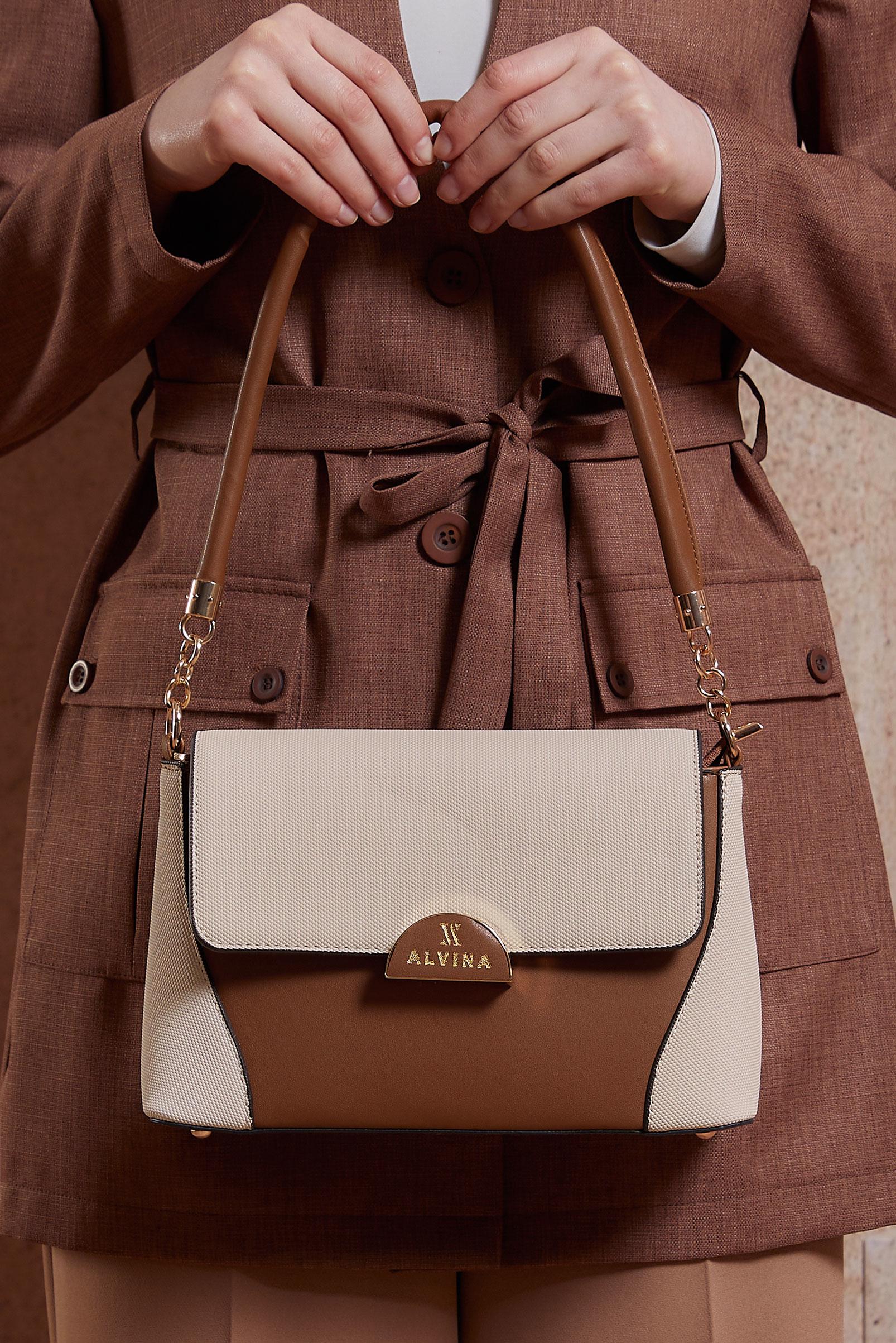 Tesettür giyim BEYAZ ALVİNA ÇANTA 2026