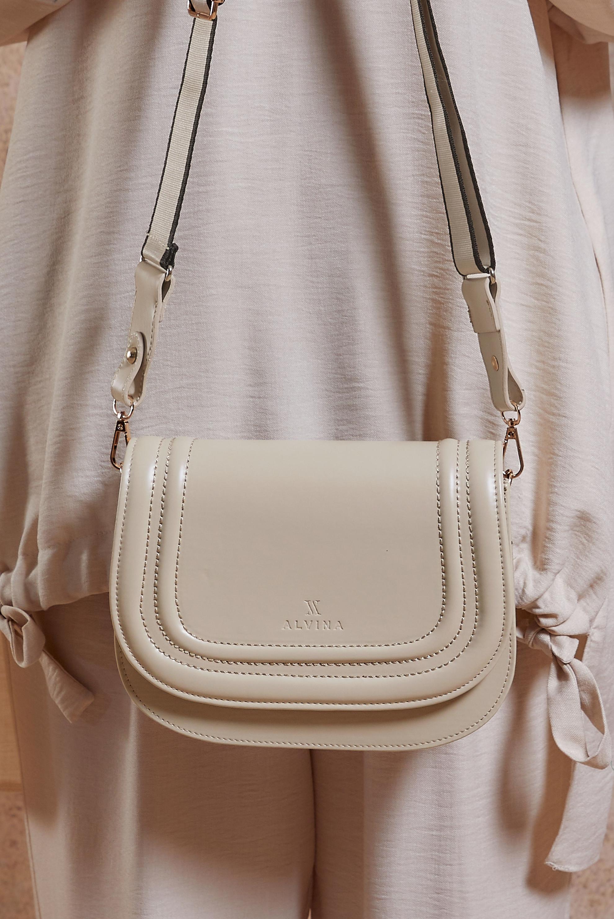 Tesettür giyim BEYAZ ALVİNA ÇANTA 2047