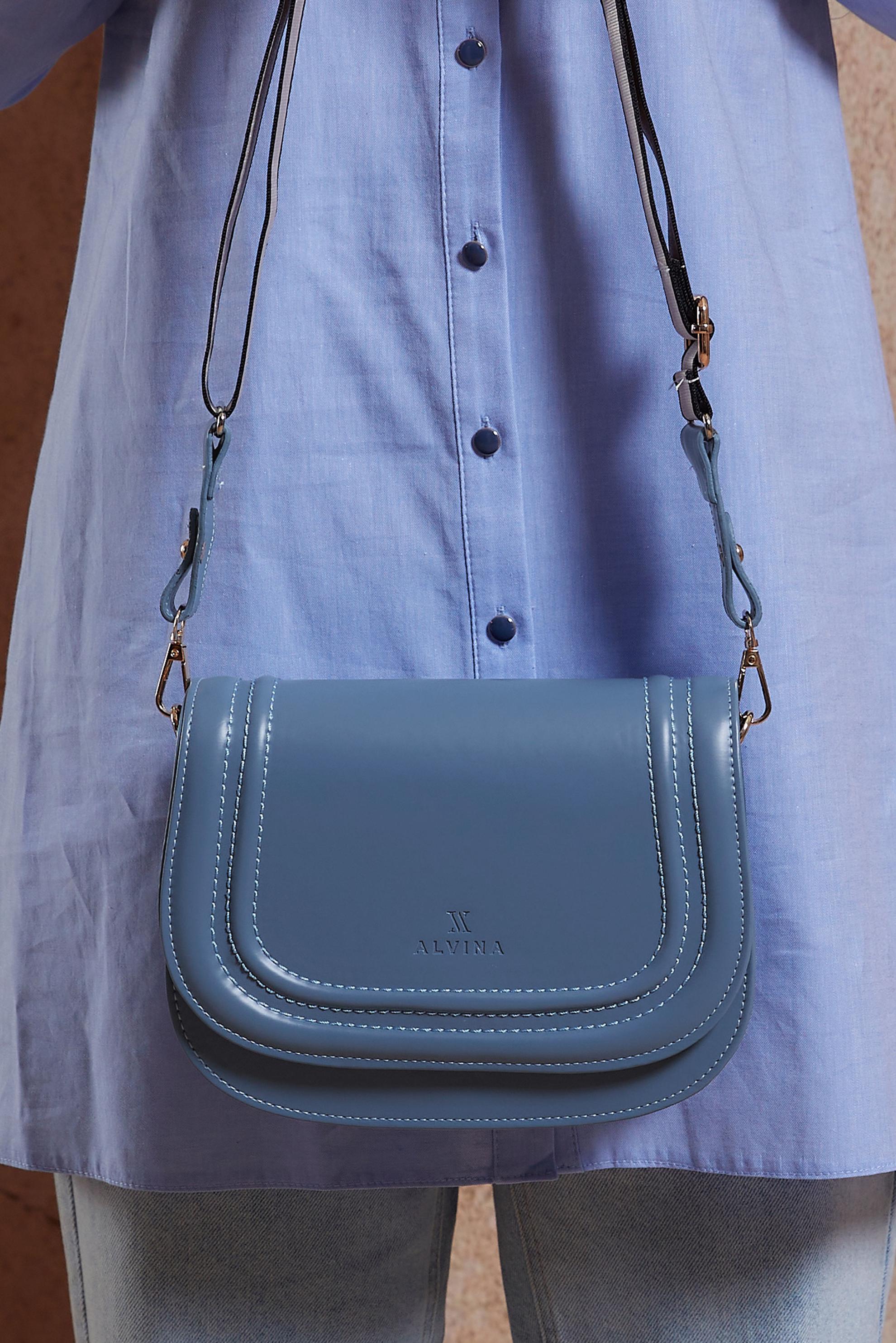 Tesettür giyim LACİVERT ALVİNA ÇANTA 2047