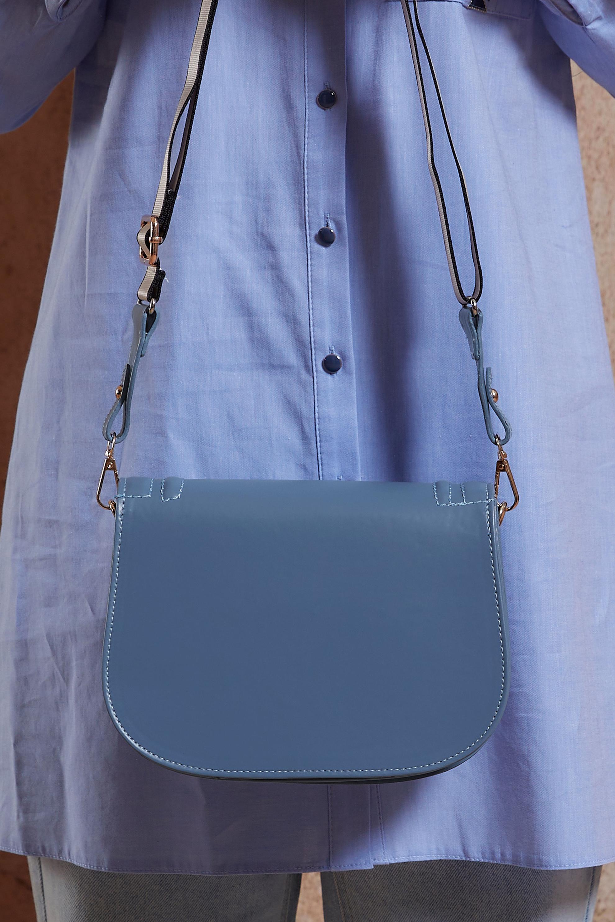 Tesettür giyim LACİVERT ALVİNA ÇANTA 2047