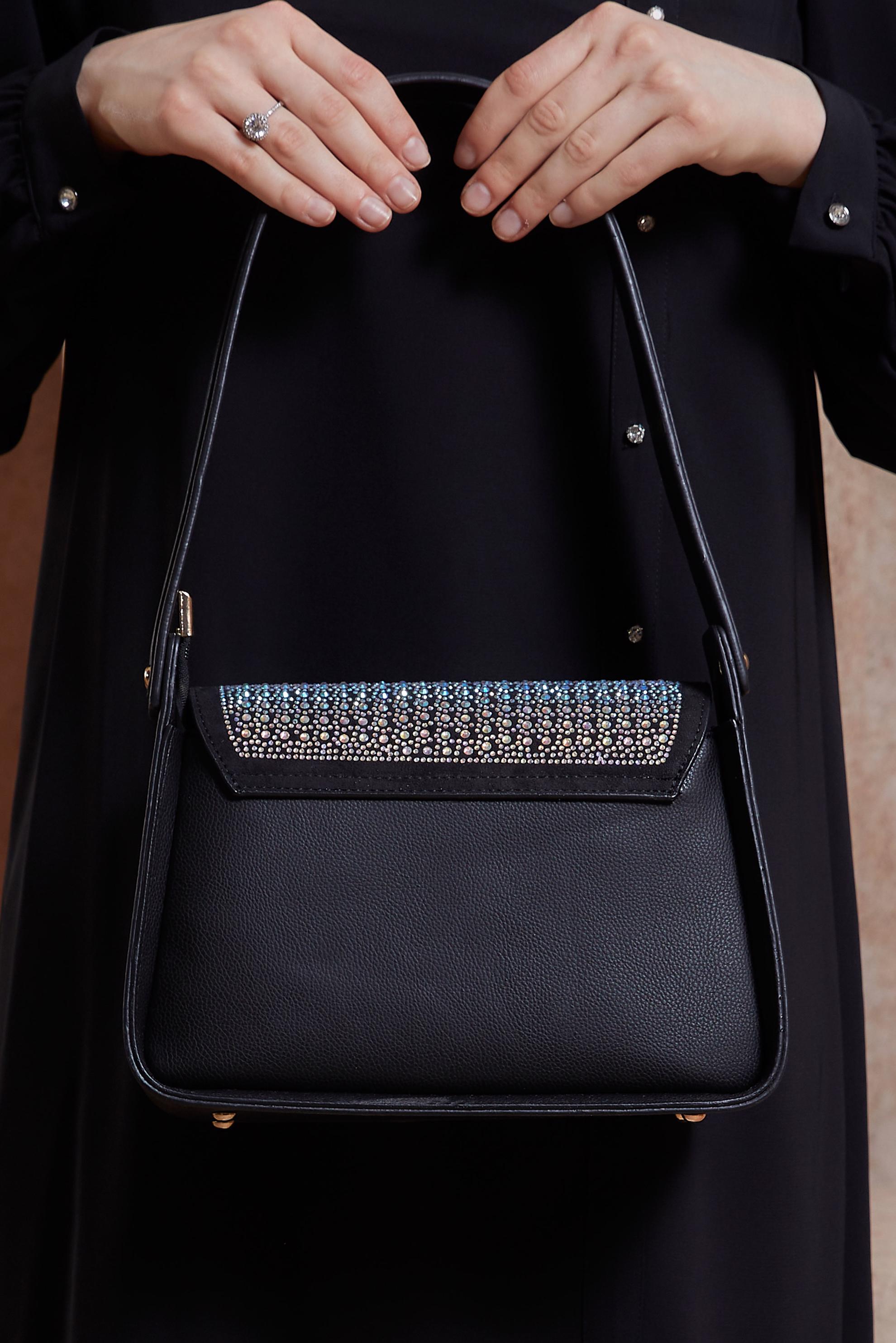 Tesettür giyim SİYAH ALVİNA ÇANTA 2049