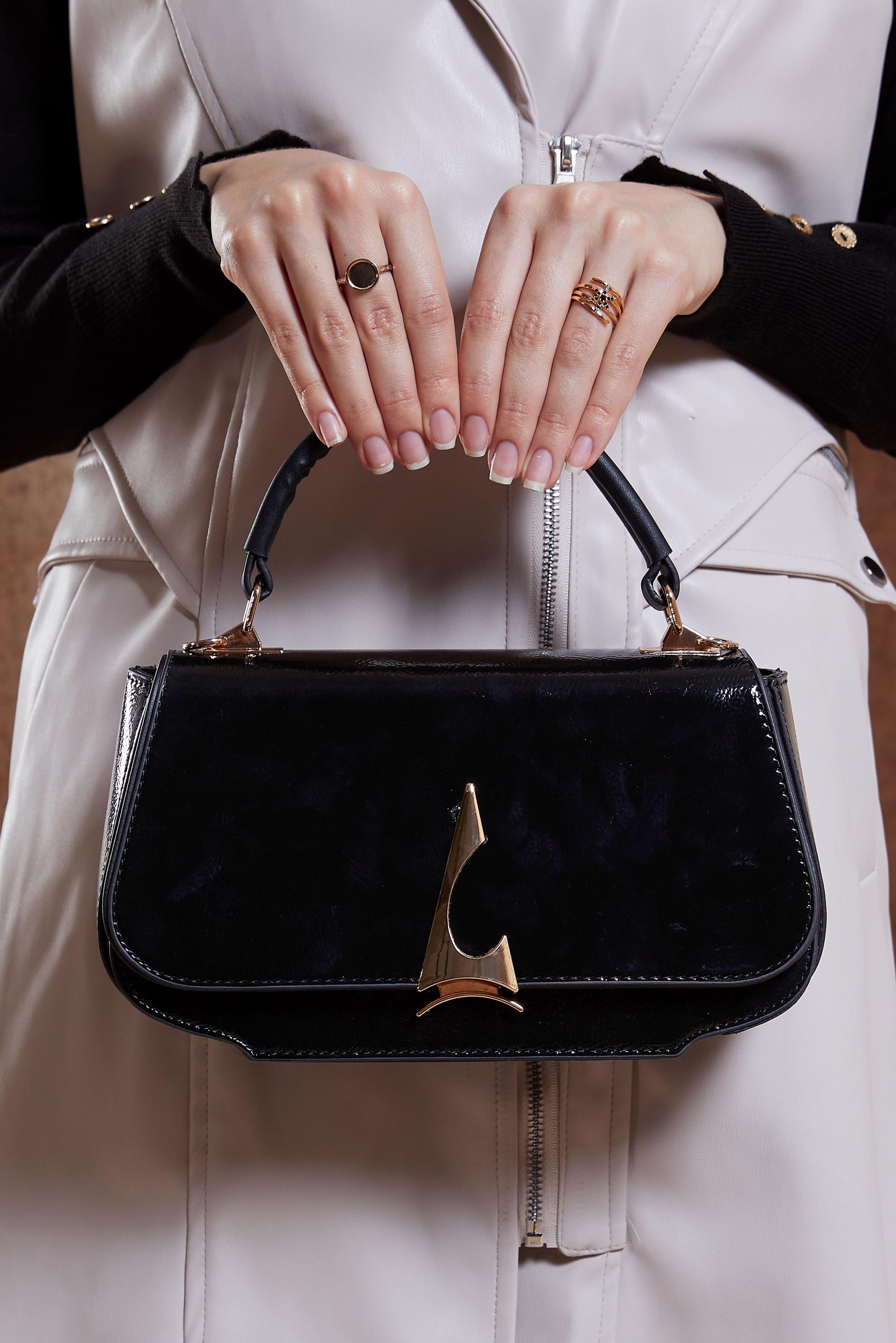 Tesettür giyim SİYAH ALVİNA ÇANTA 2057