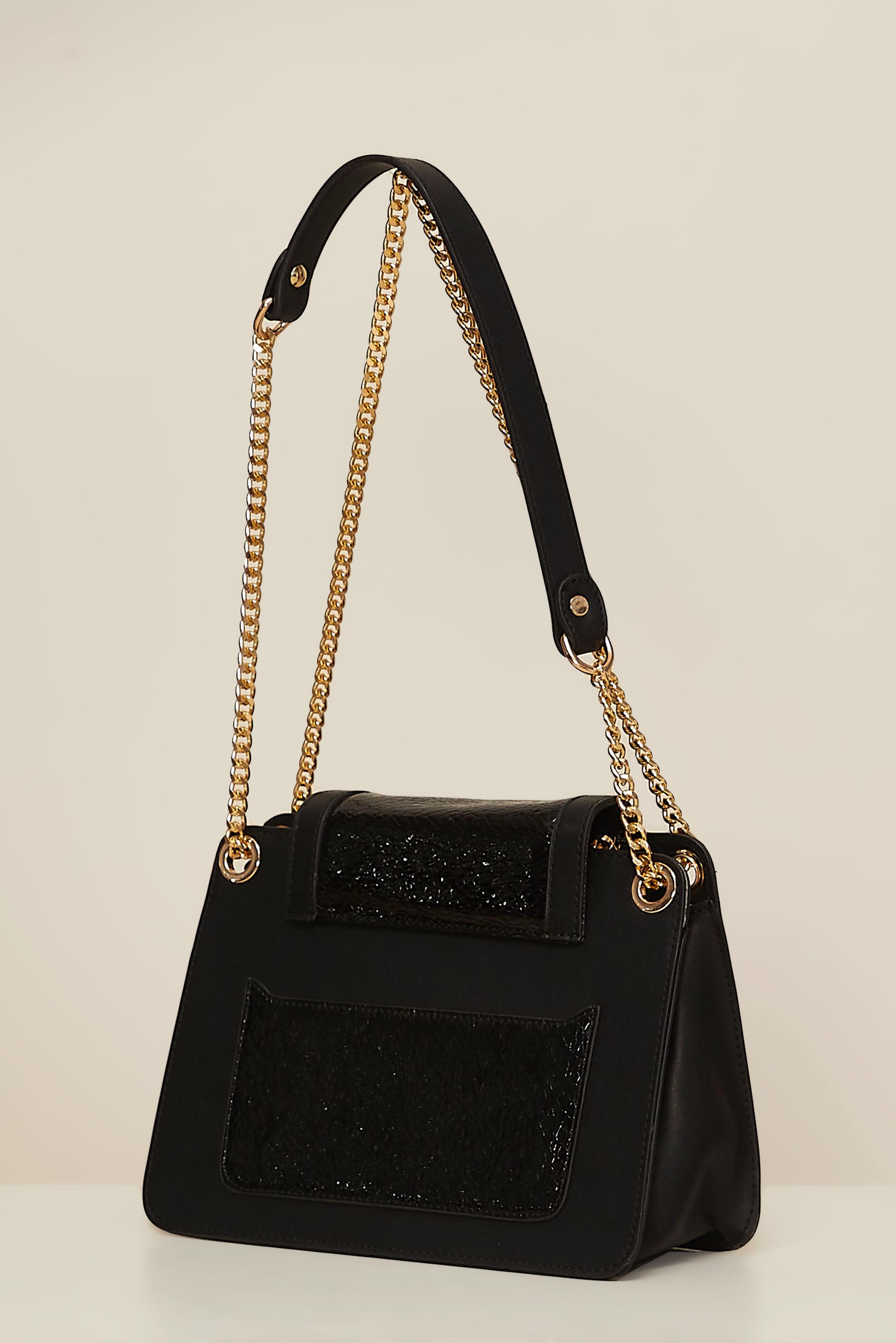 Vêtements hijab NOIR ALVINA SAC À BANDOULIÈRE EN CHAÎNE 2060