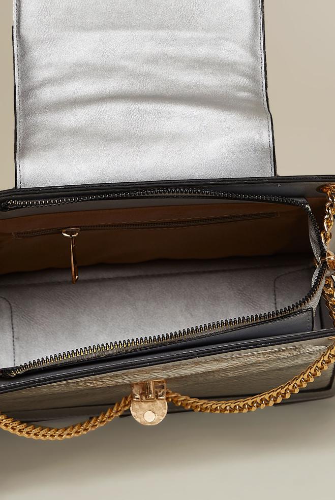 Vêtements hijab ARGENT ALVINA SAC À BANDOULIÈRE EN CHAÎNE 2060 - ALVİNA