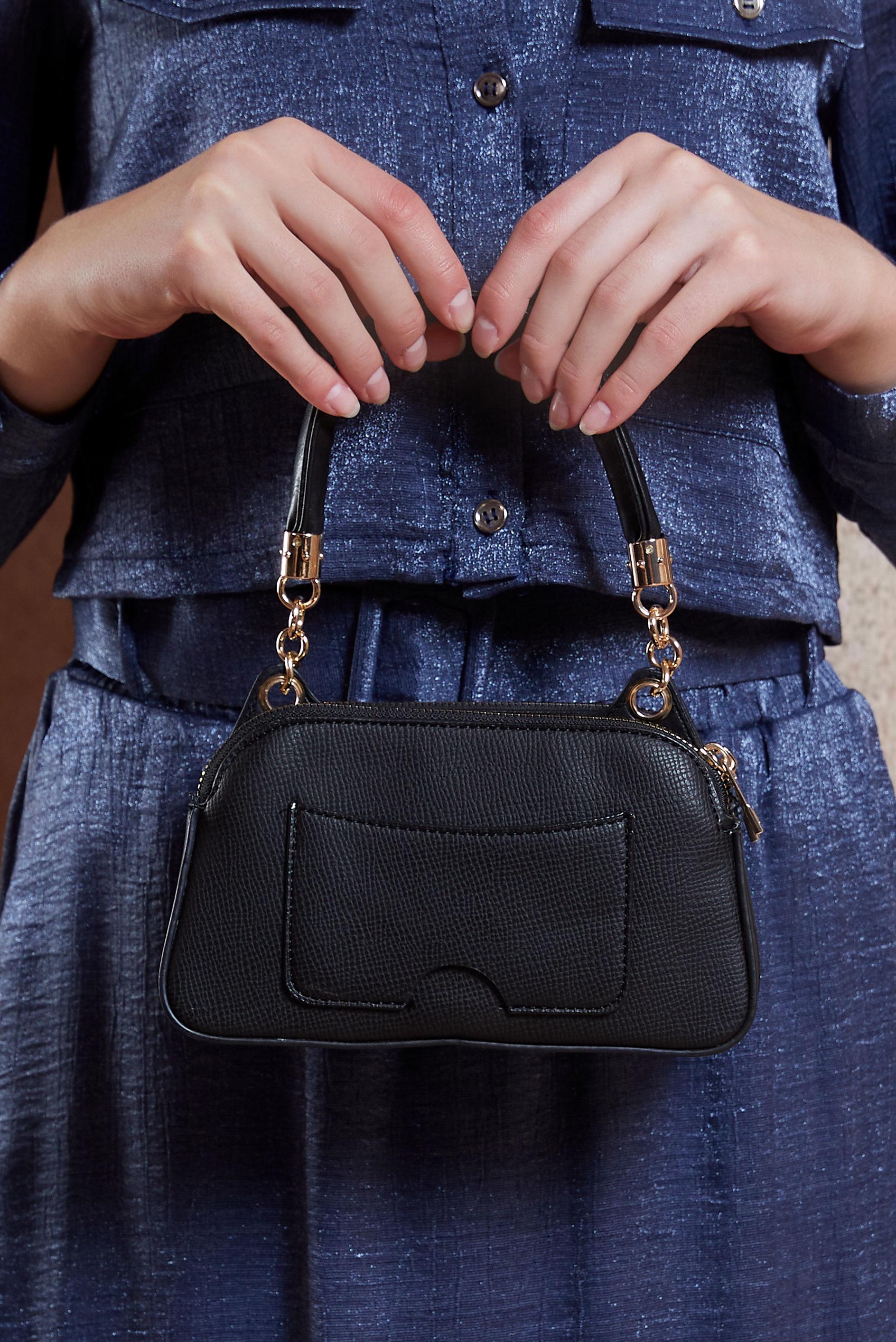 Tesettür giyim SİYAH ALVİNA ÇANTA 2066