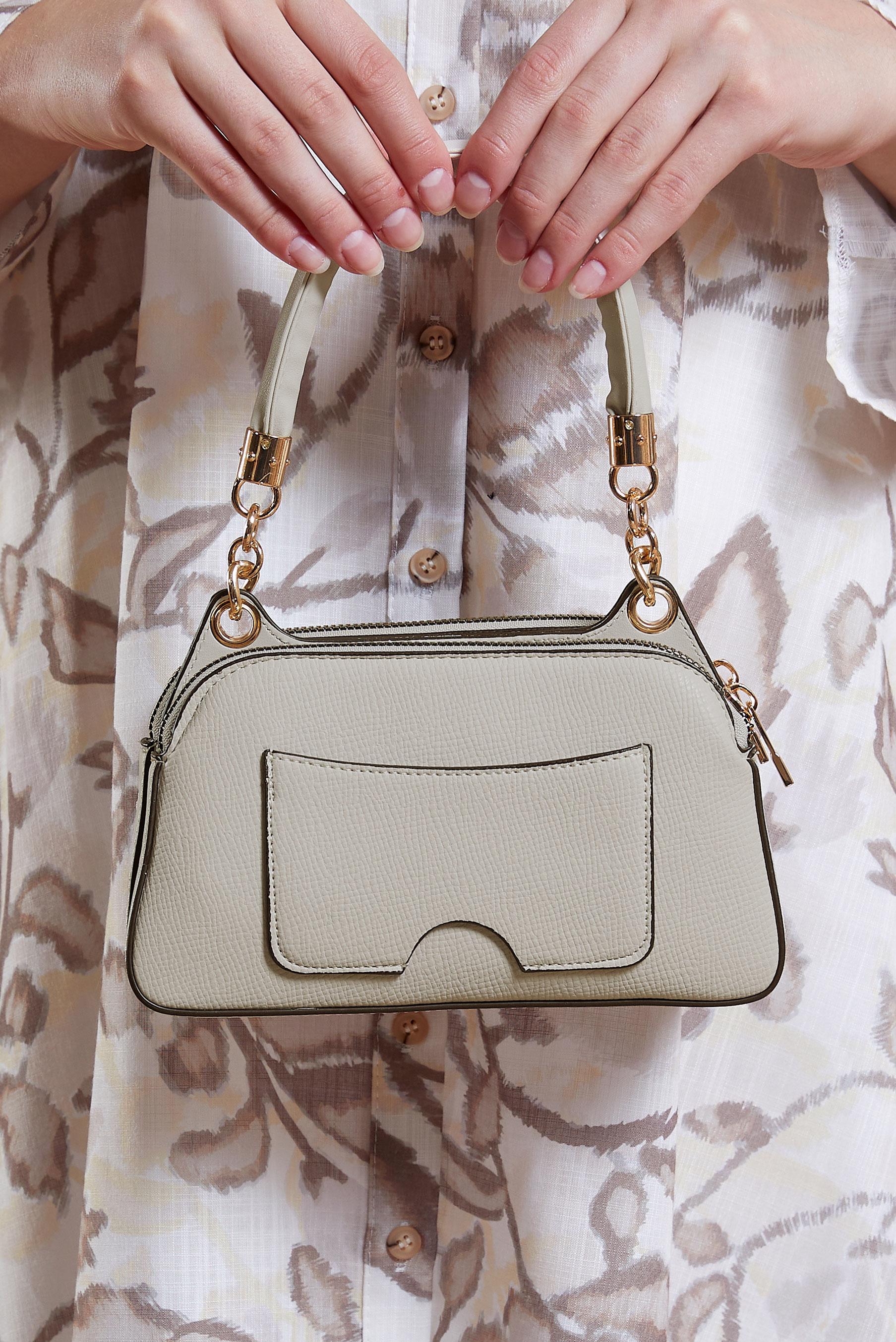 Tesettür giyim BEYAZ ALVİNA ÇANTA 2066