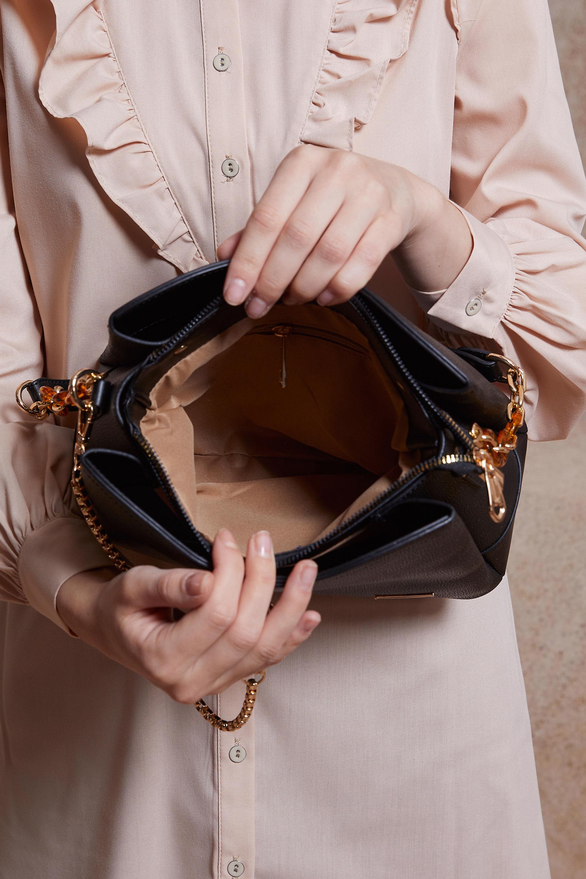 Tesettür giyim SİYAH ALVİNA ÇANTA 2073