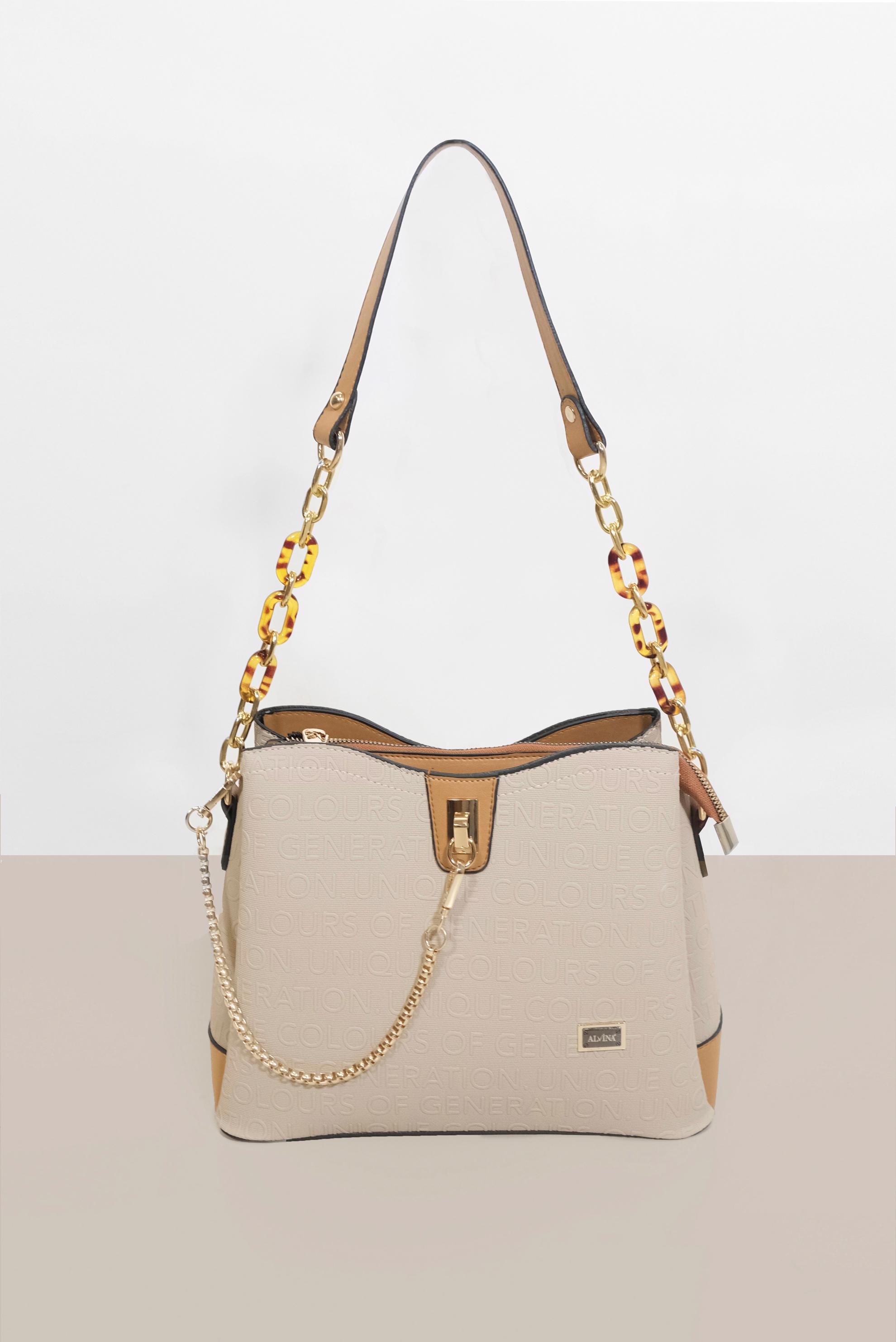 Tesettür giyim VİZON ALVİNA ÇANTA 2073