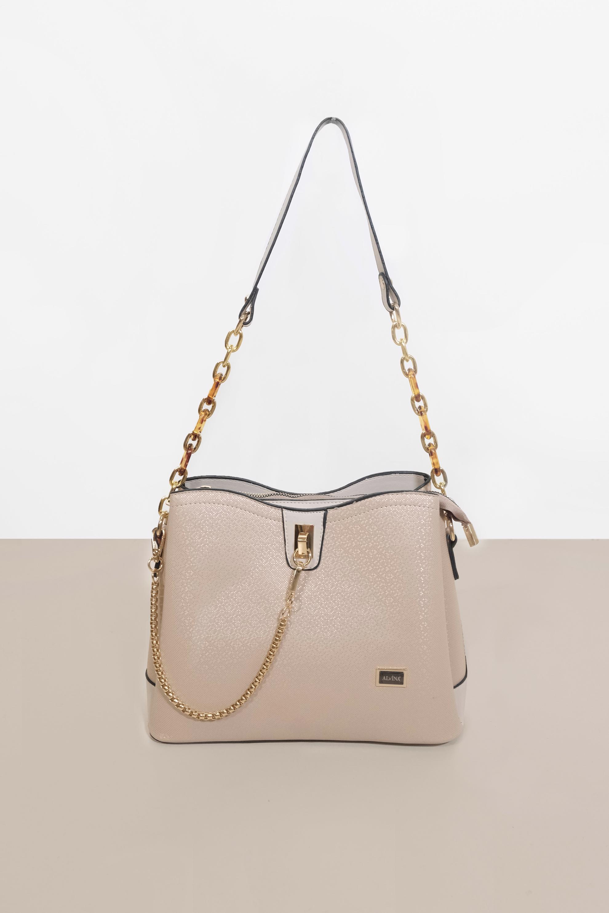 Tesettür giyim EKRU ALVİNA ÇANTA 2073