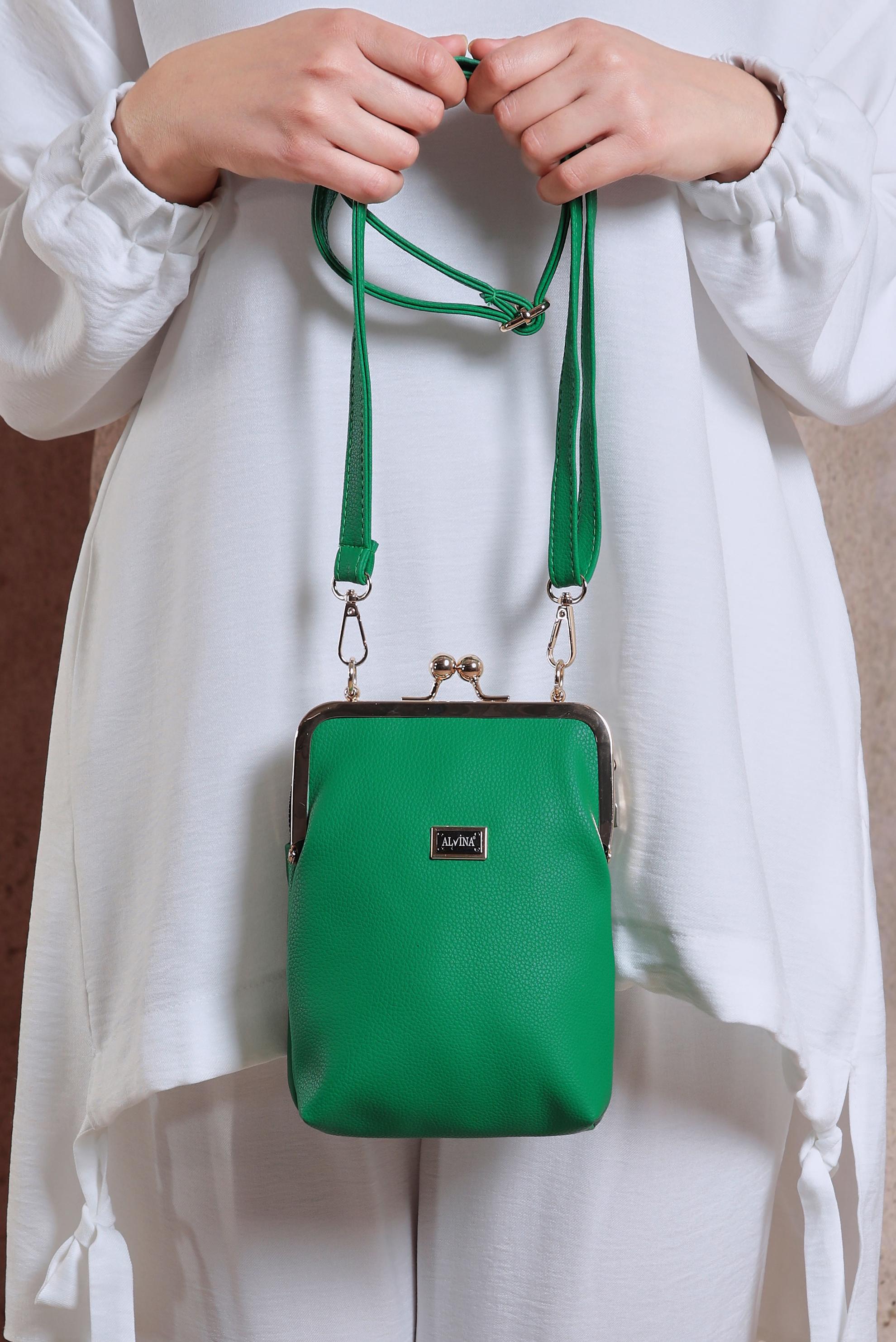 Hijab clothing GREEN ALVINA BAG 2080
