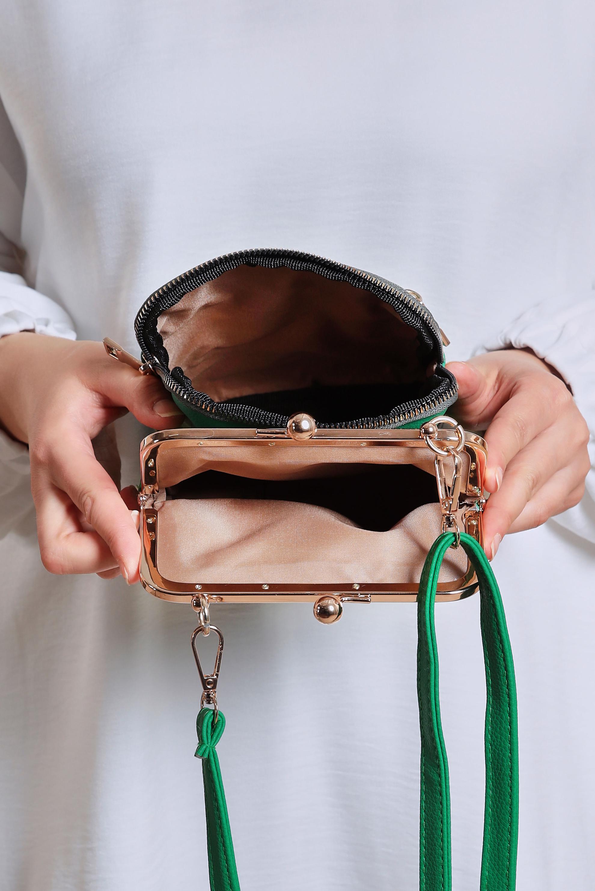 Hijab clothing GREEN ALVINA BAG 2080