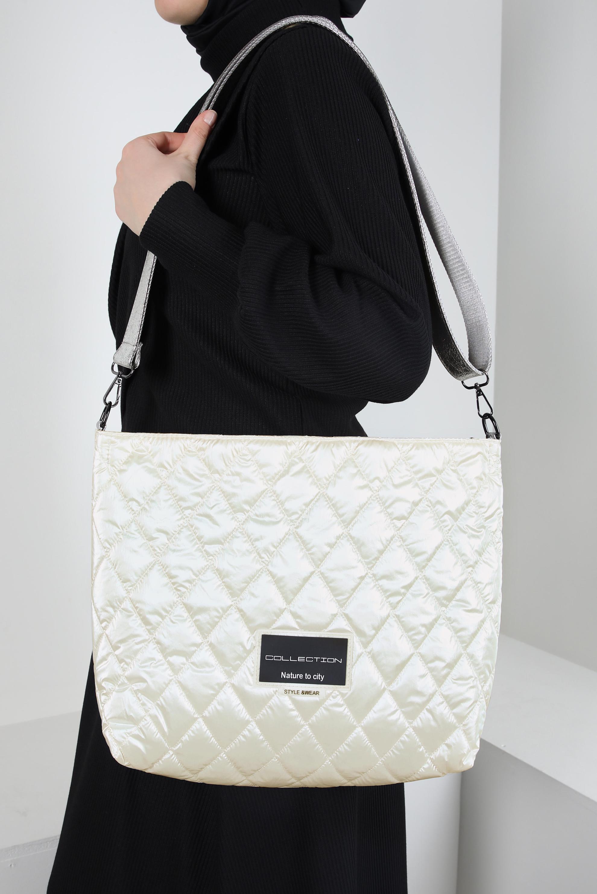 Vêtements hijab BLANC SAC MATELASSÉ ALVINA 2085