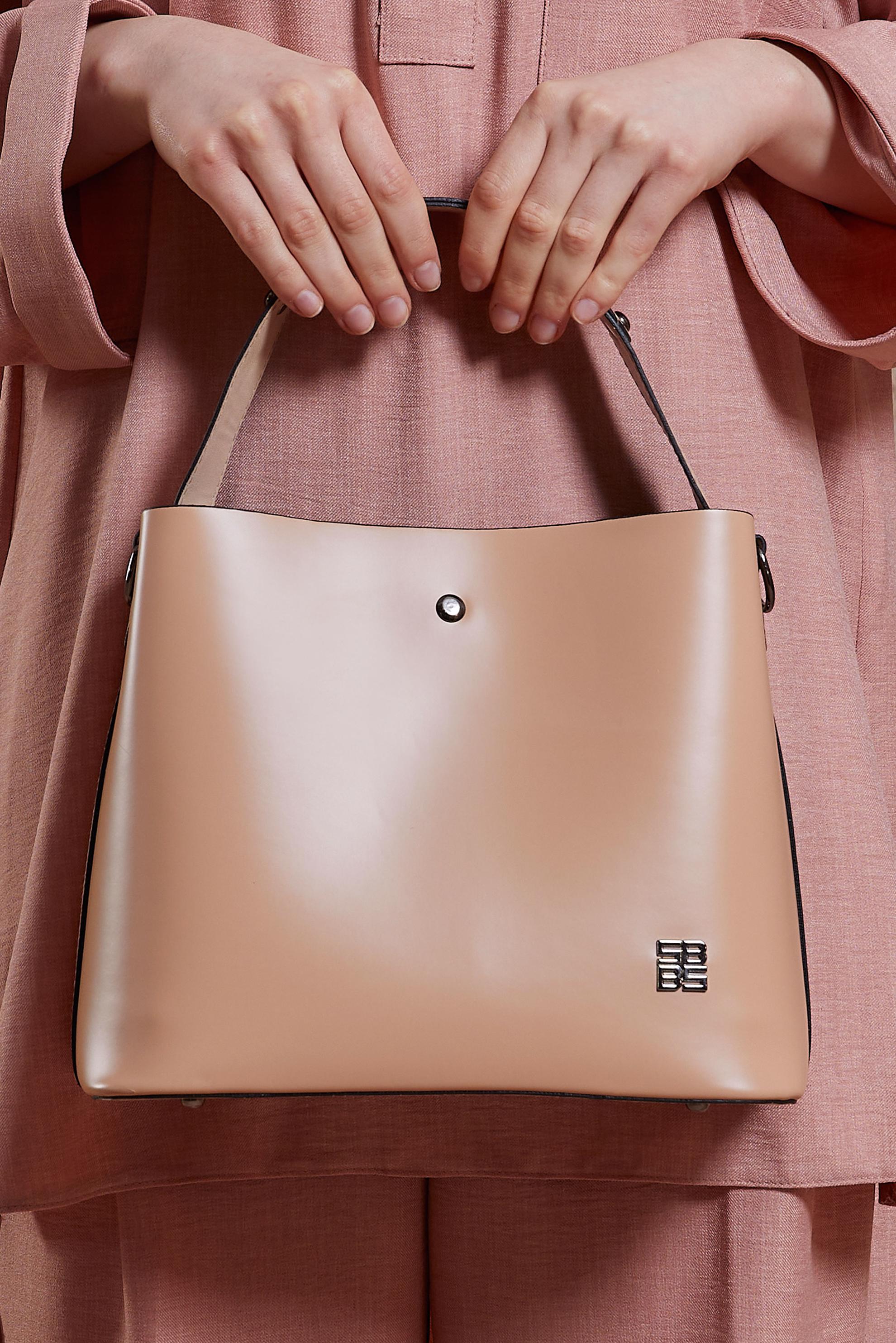 Tesettür giyim BEJ ALVİNA ÇANTA 2094