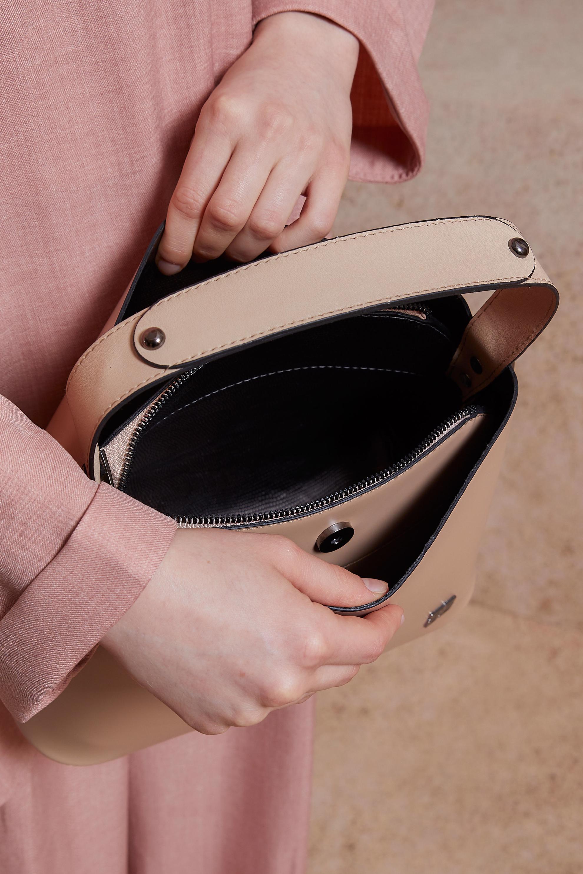 Tesettür giyim BEJ ALVİNA ÇANTA 2094