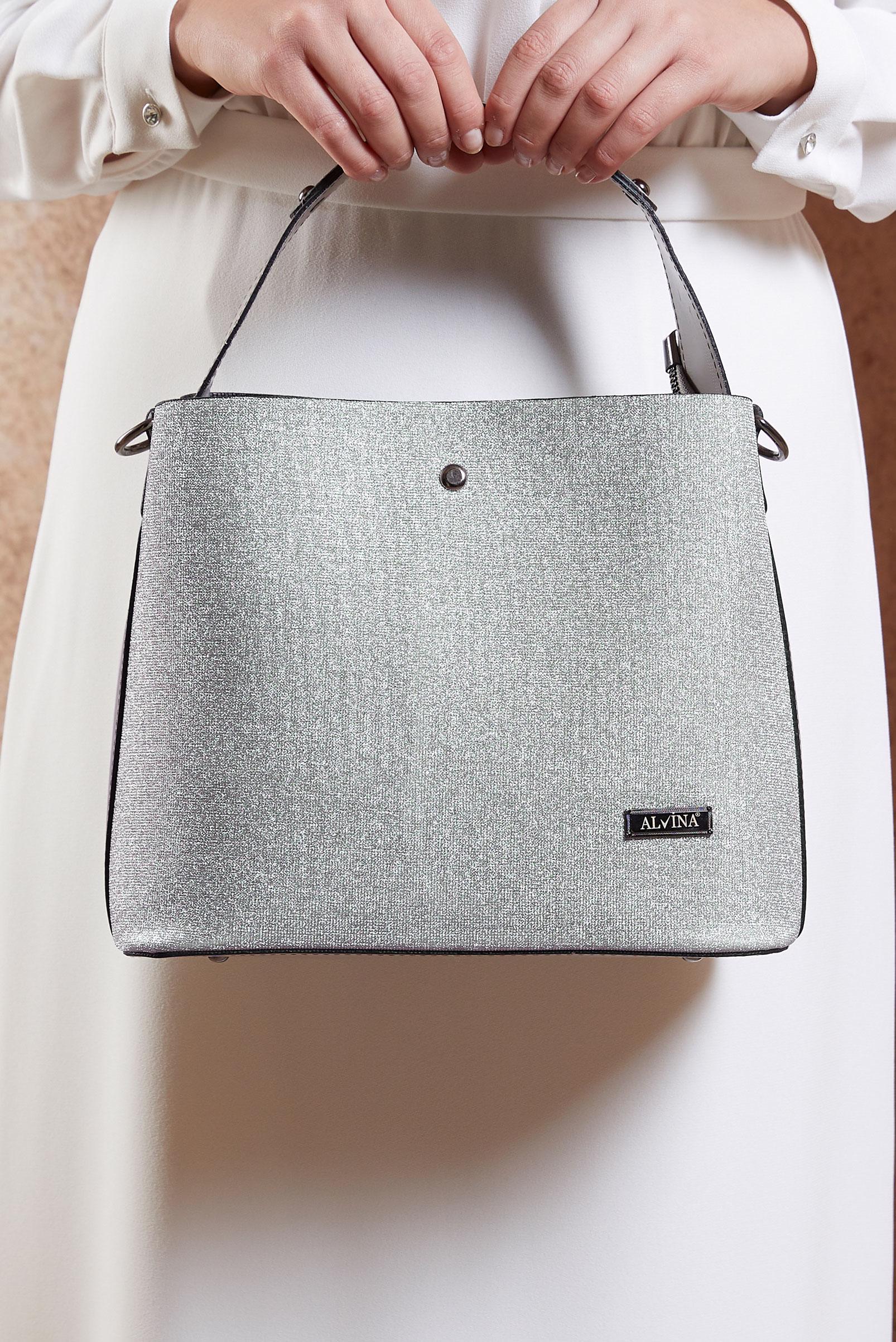 Tesettür giyim GÜMÜŞ ALVİNA ÇANTA 2202