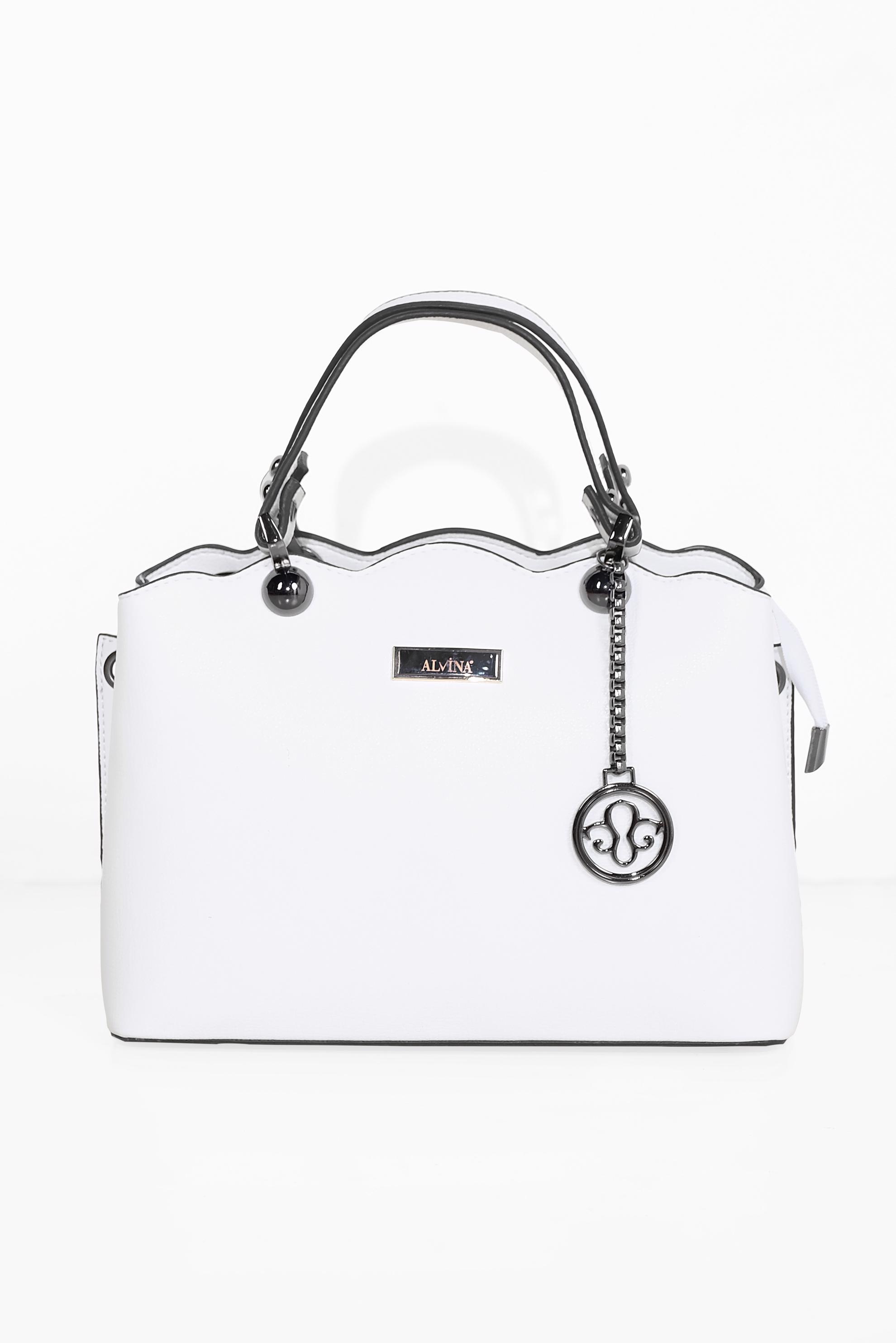 Tesettür giyim BEYAZ ALVİNA ÇANTA 6032