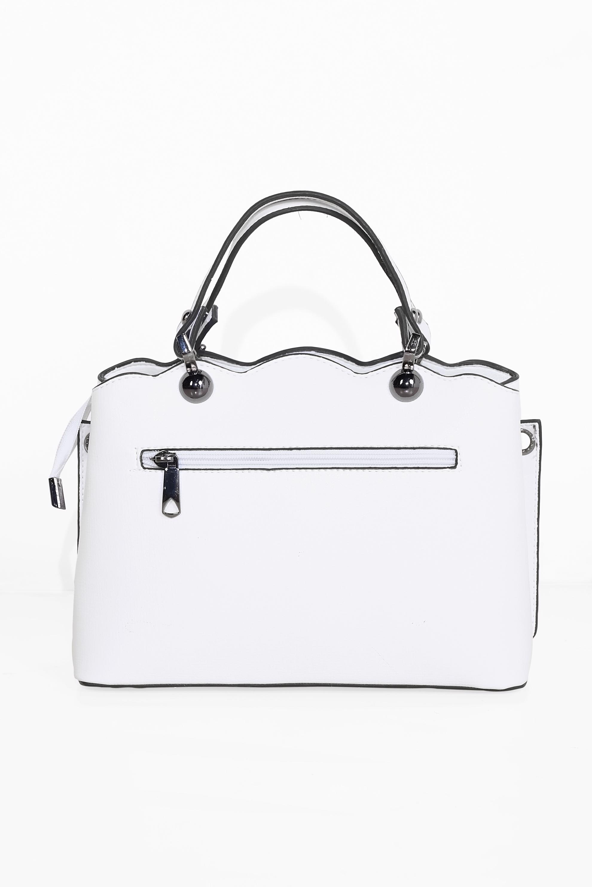 Tesettür giyim BEYAZ ALVİNA ÇANTA 6032