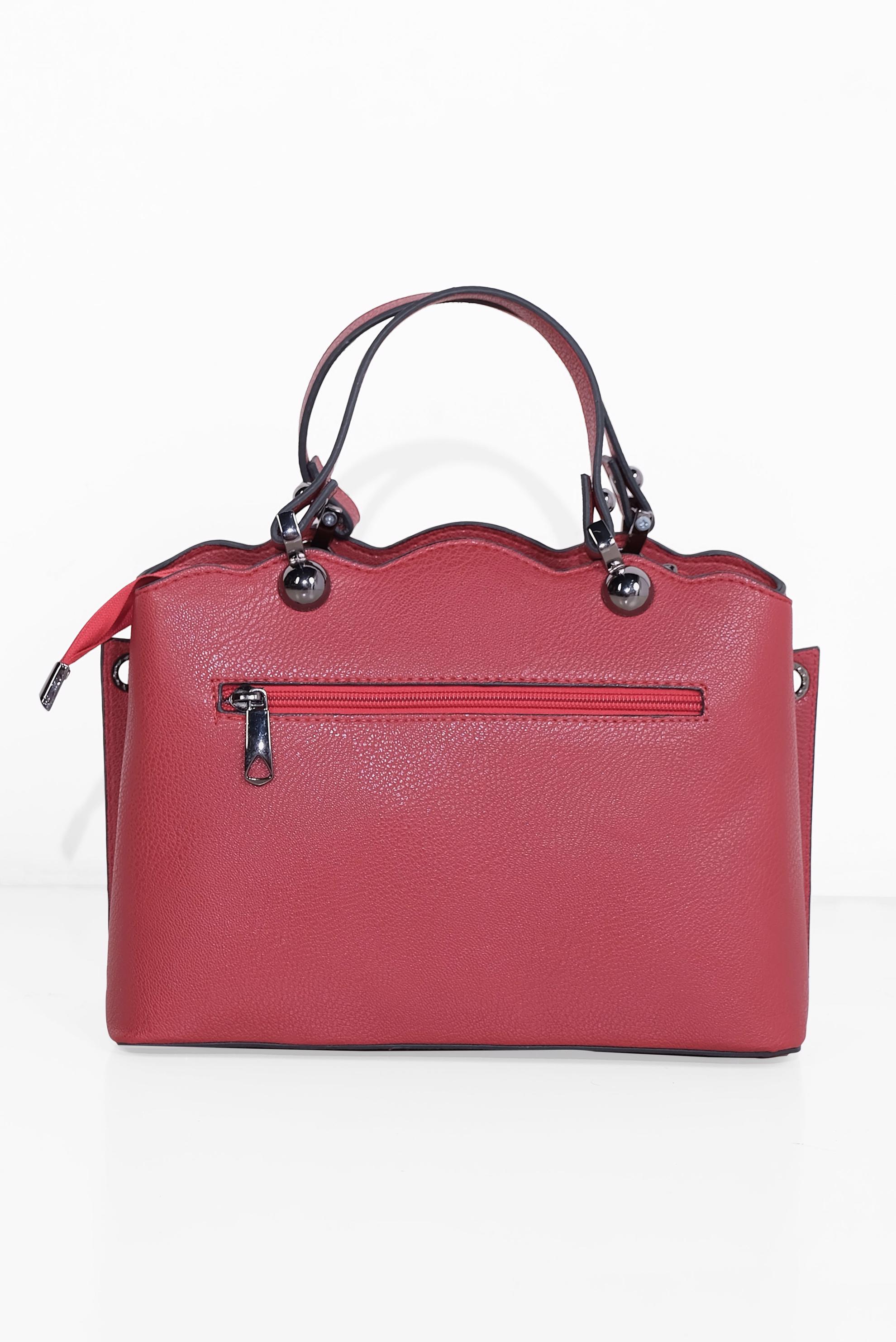 Tesettür giyim KIRMIZI ALVİNA ÇANTA 6032