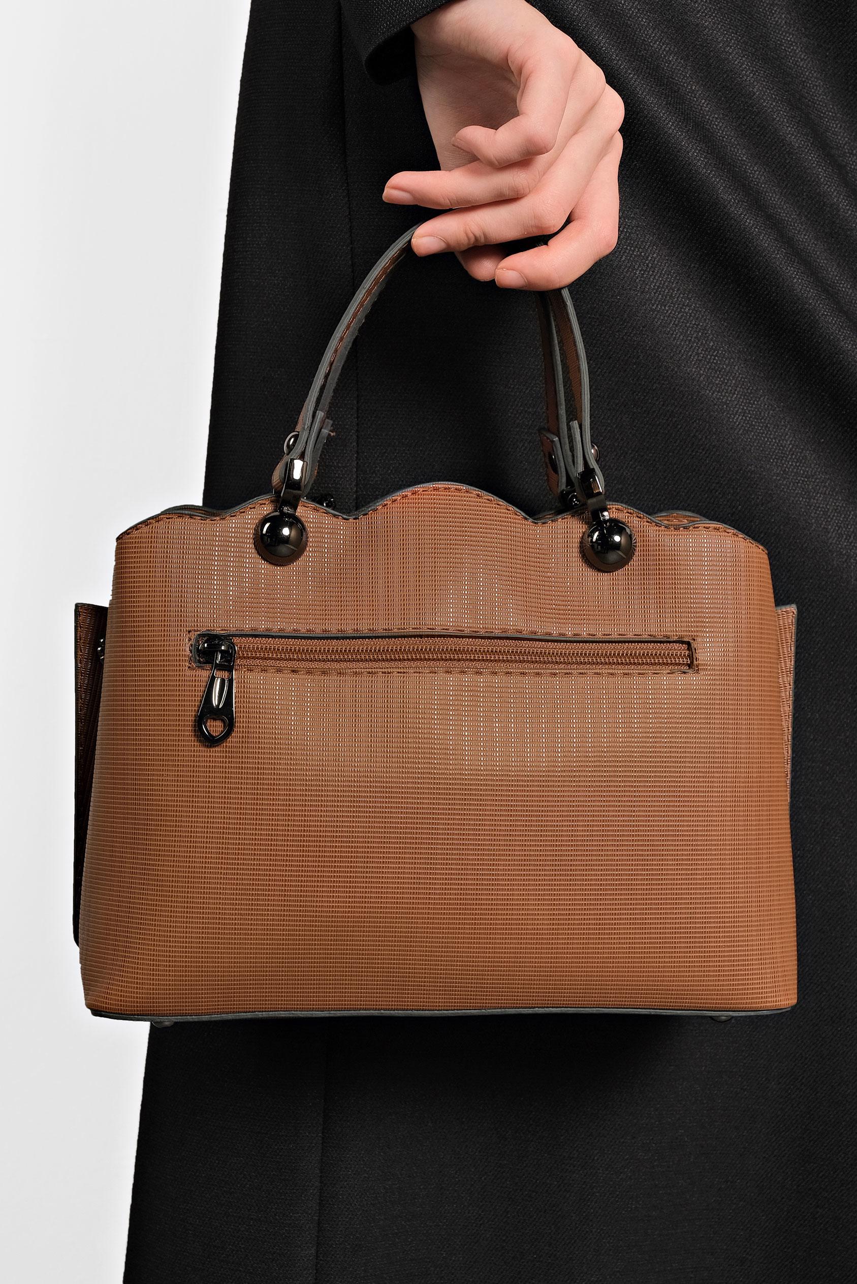 Tesettür giyim TABA ALVİNA ÇANTA 6032