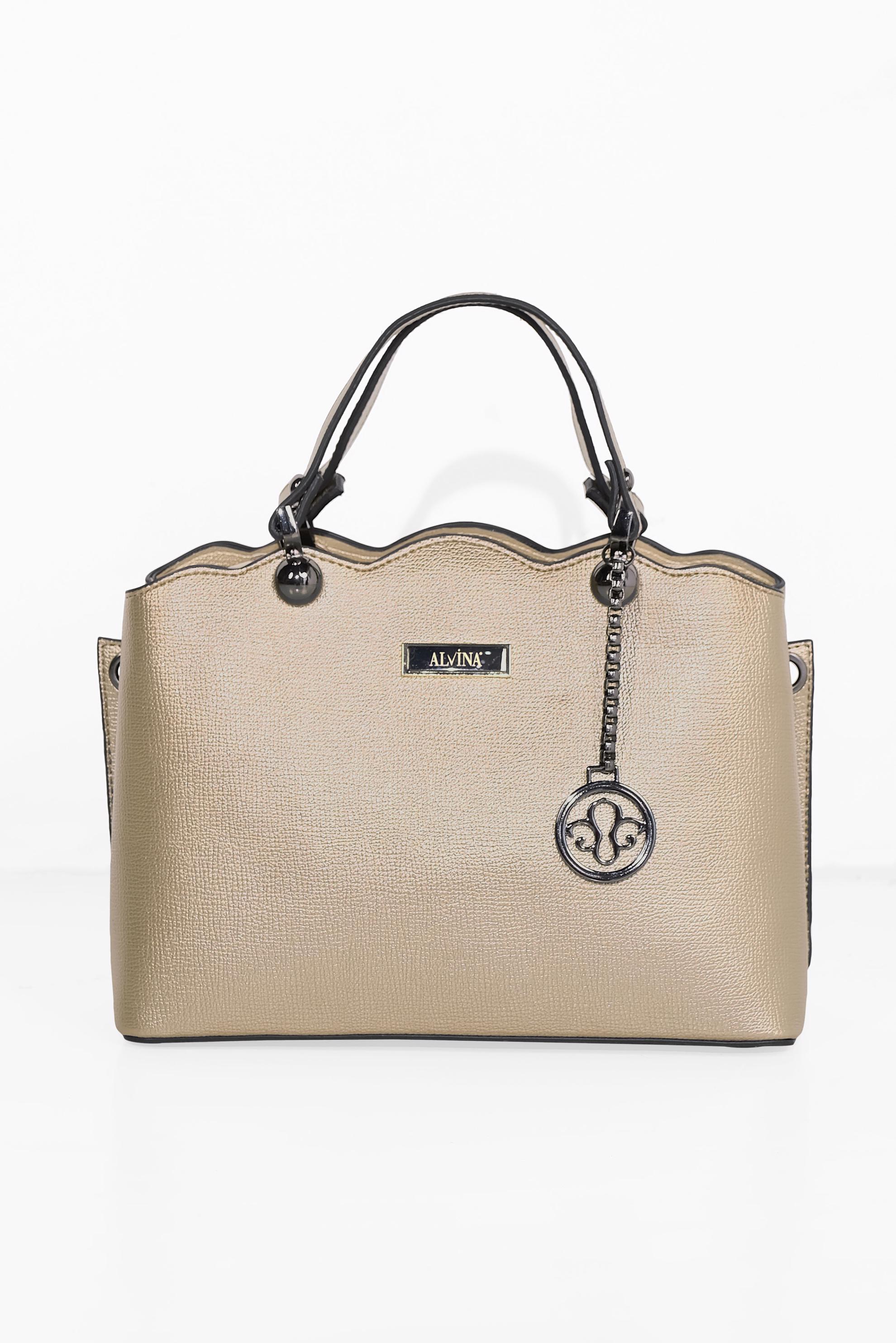 Tesettür giyim ALTIN ALVİNA ÇANTA 6032