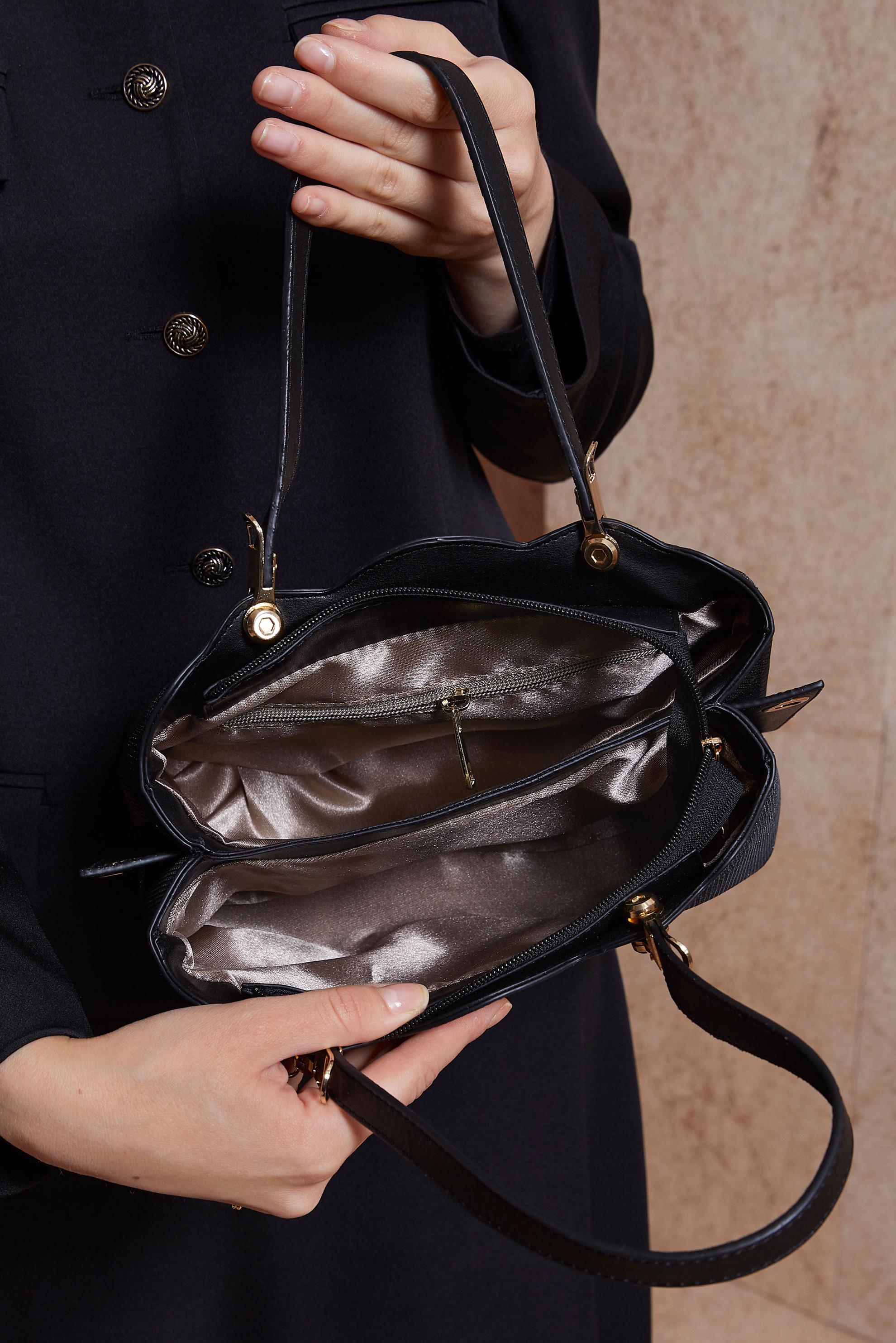 Tesettür giyim SİYAH ALVİNA ÇANTA 6032