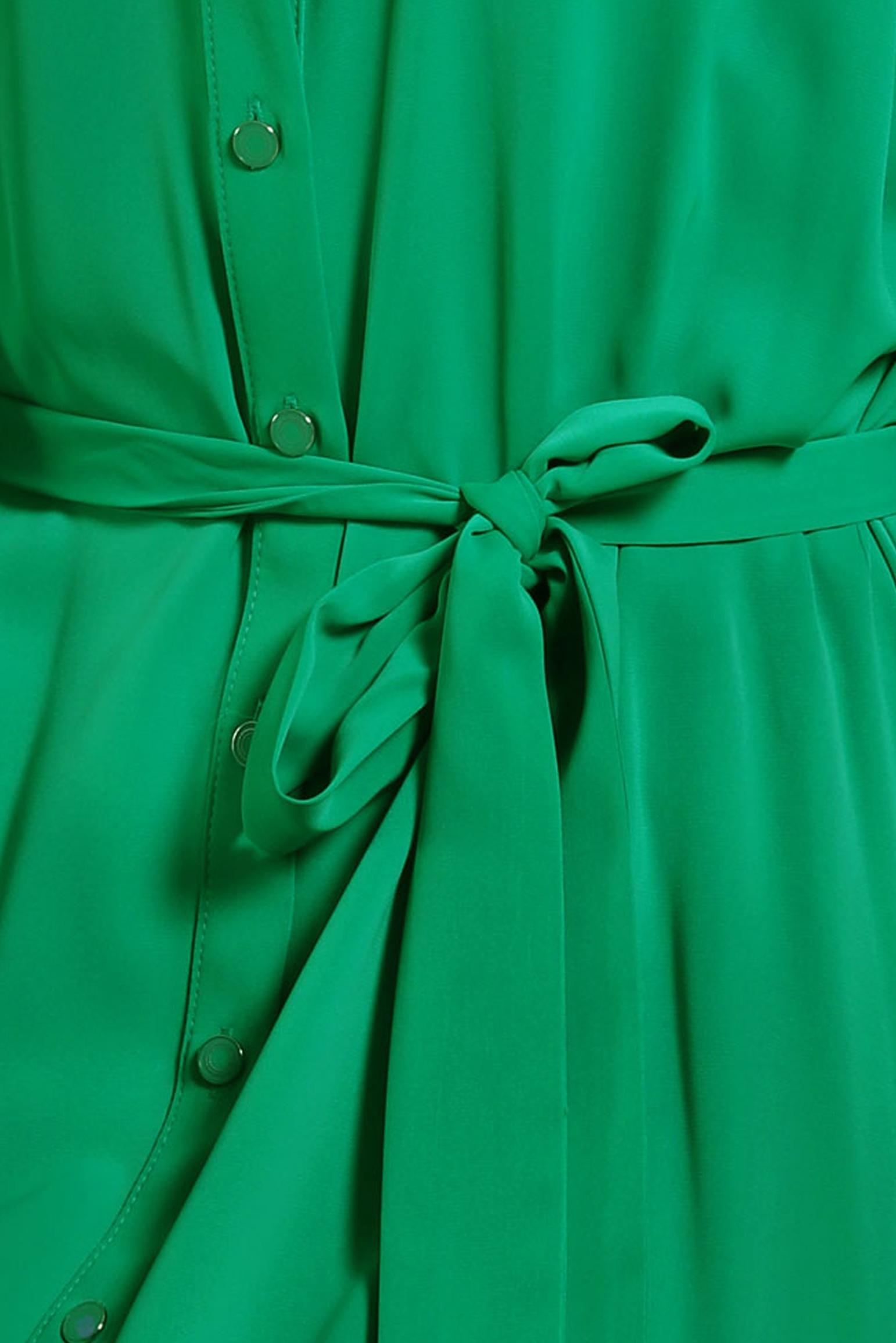 Hijab clothing GREEN BELTED DRESS 43949