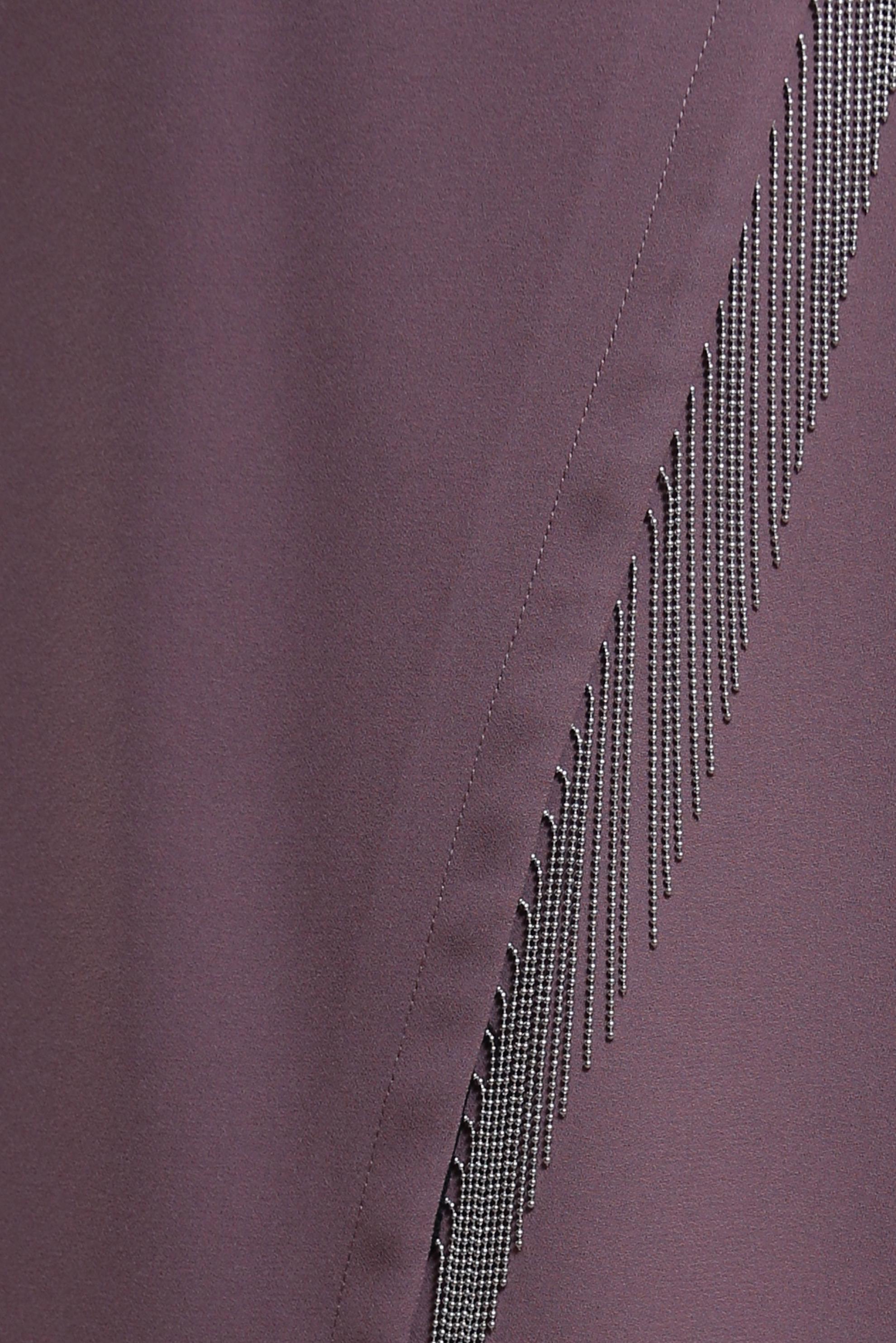 Tesettür giyim PEMBE PÜSKÜL DETAYLI KREP ELBİSE 44180