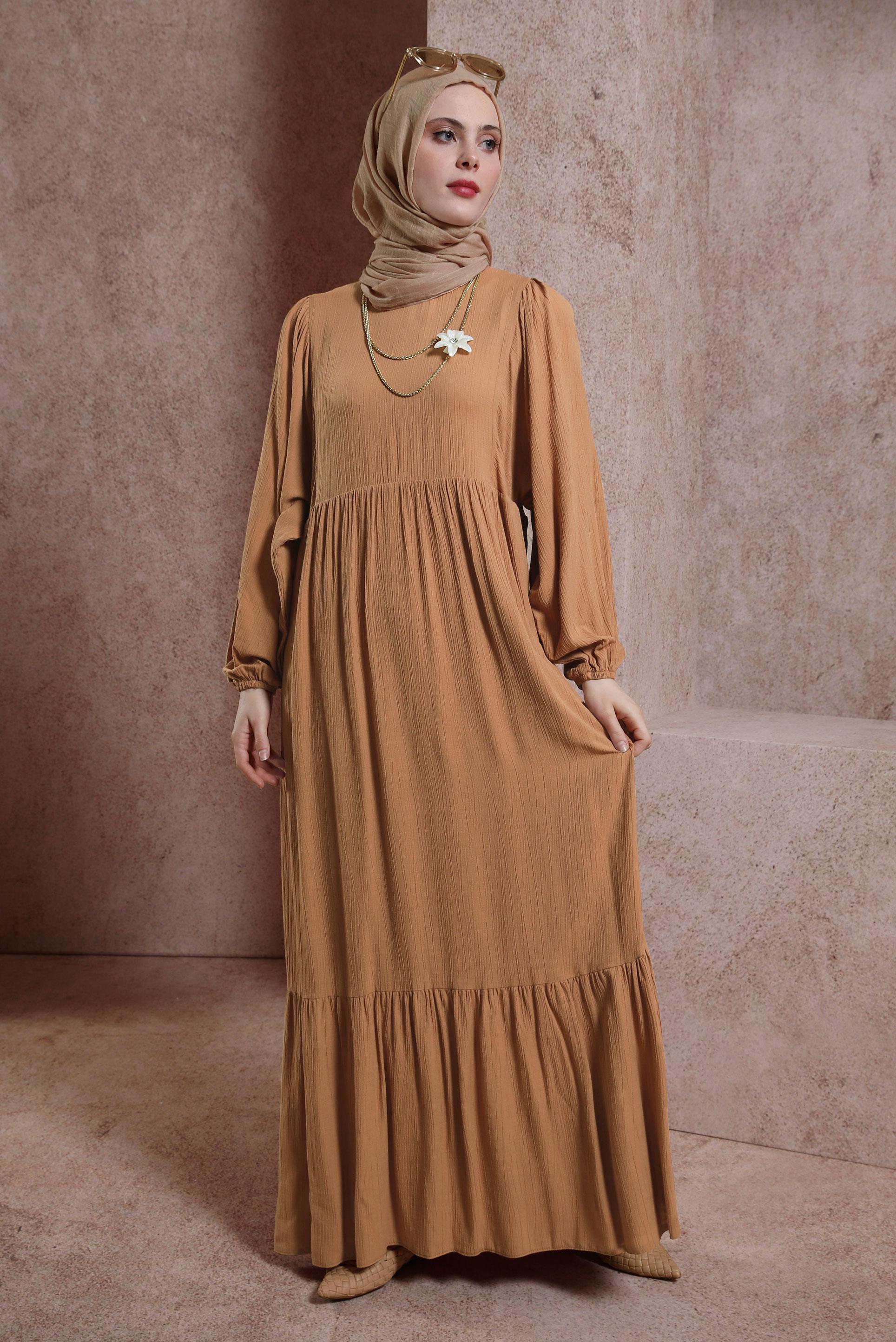 Hijab clothing TABA MODEST DRESS WITH CHAIN 44427