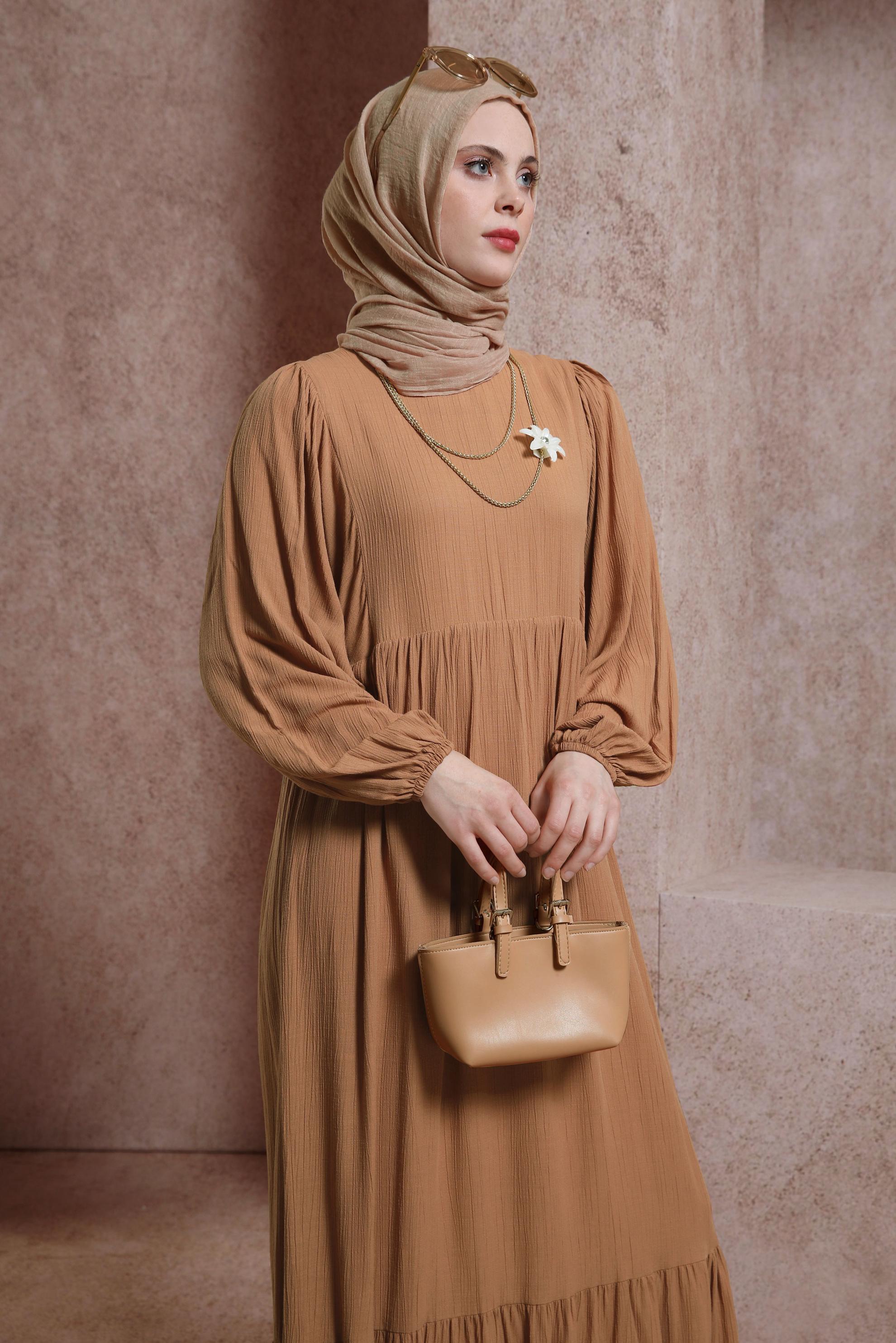 Hijab clothing TABA MODEST DRESS WITH CHAIN 44427