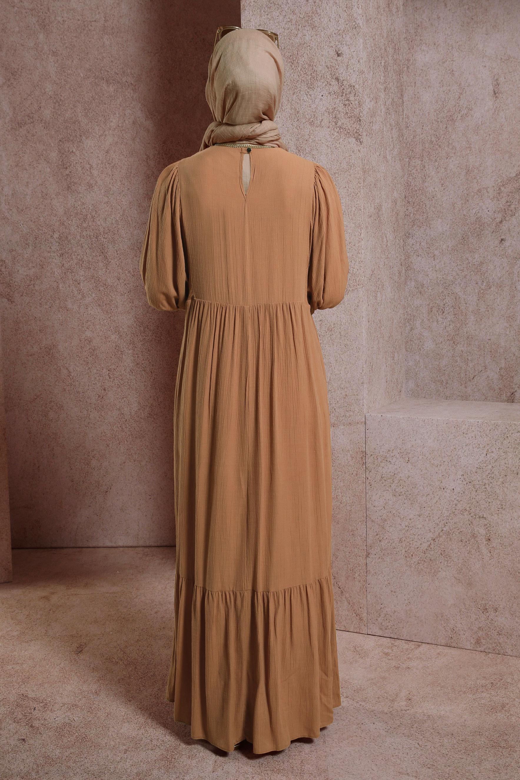 Hijab clothing TABA MODEST DRESS WITH CHAIN 44427