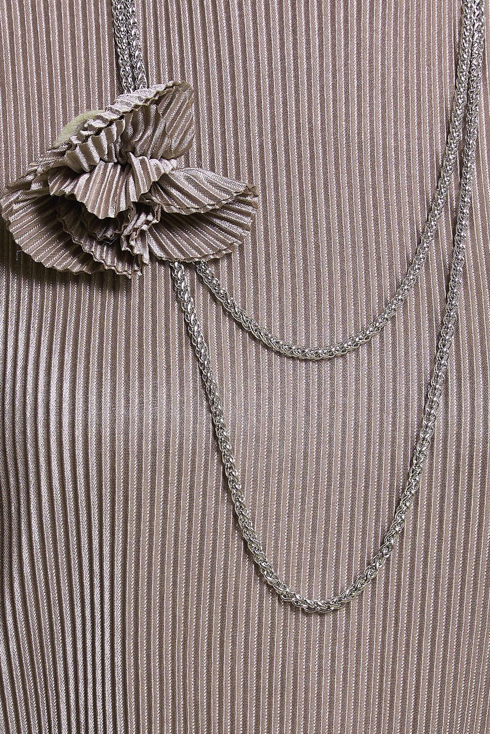 Tesettür giyim VİZON KUŞAKLI TESETTÜR ELBİSE 44577