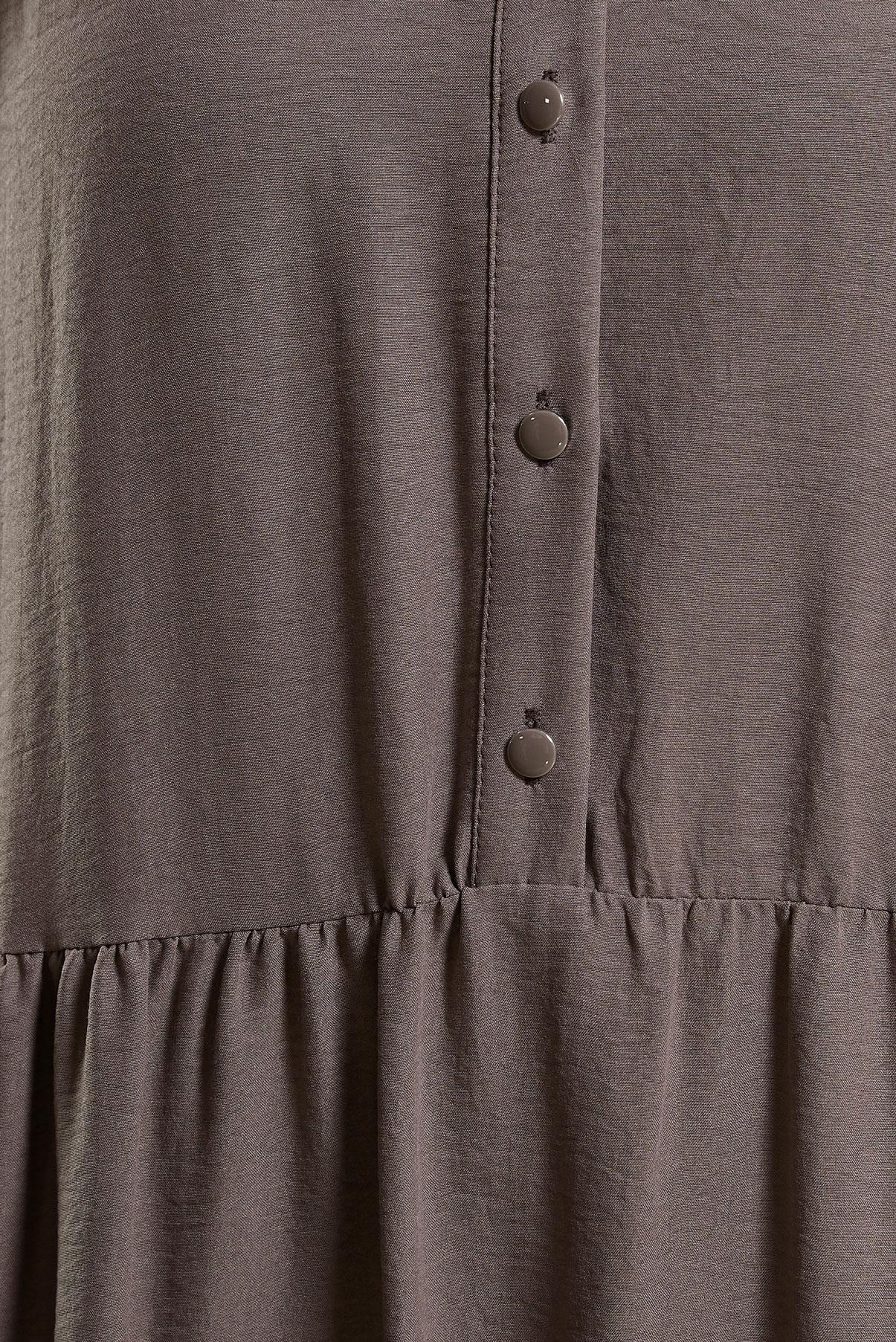 Tesettür giyim VİZON KATLI TESETTÜR ELBİSE 44600