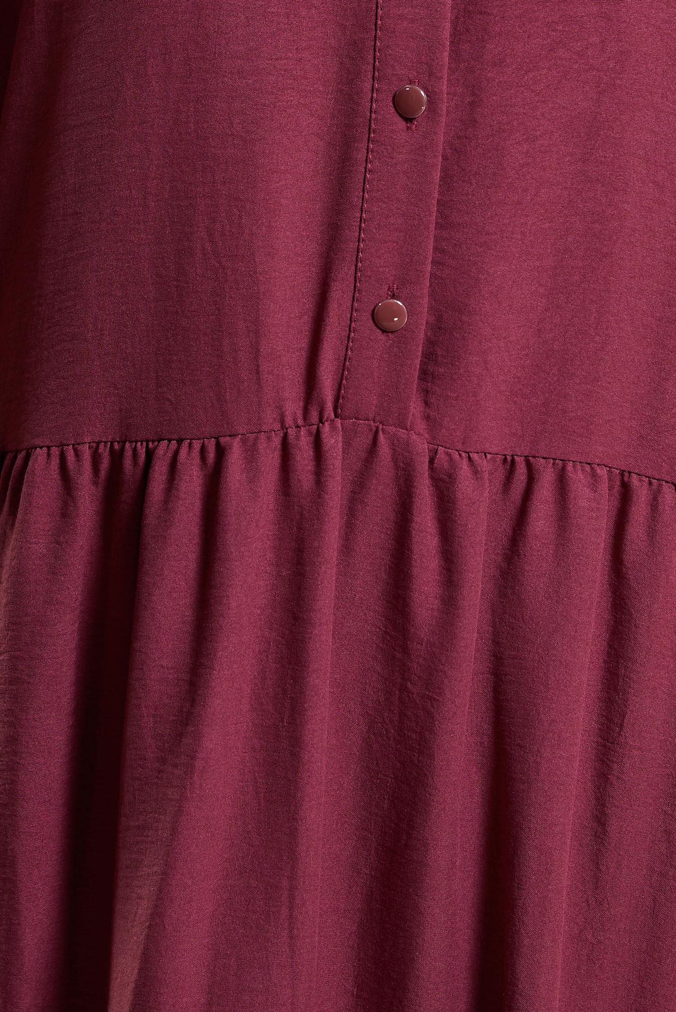 Tesettür giyim PEMBE KATLI TESETTÜR ELBİSE 44600