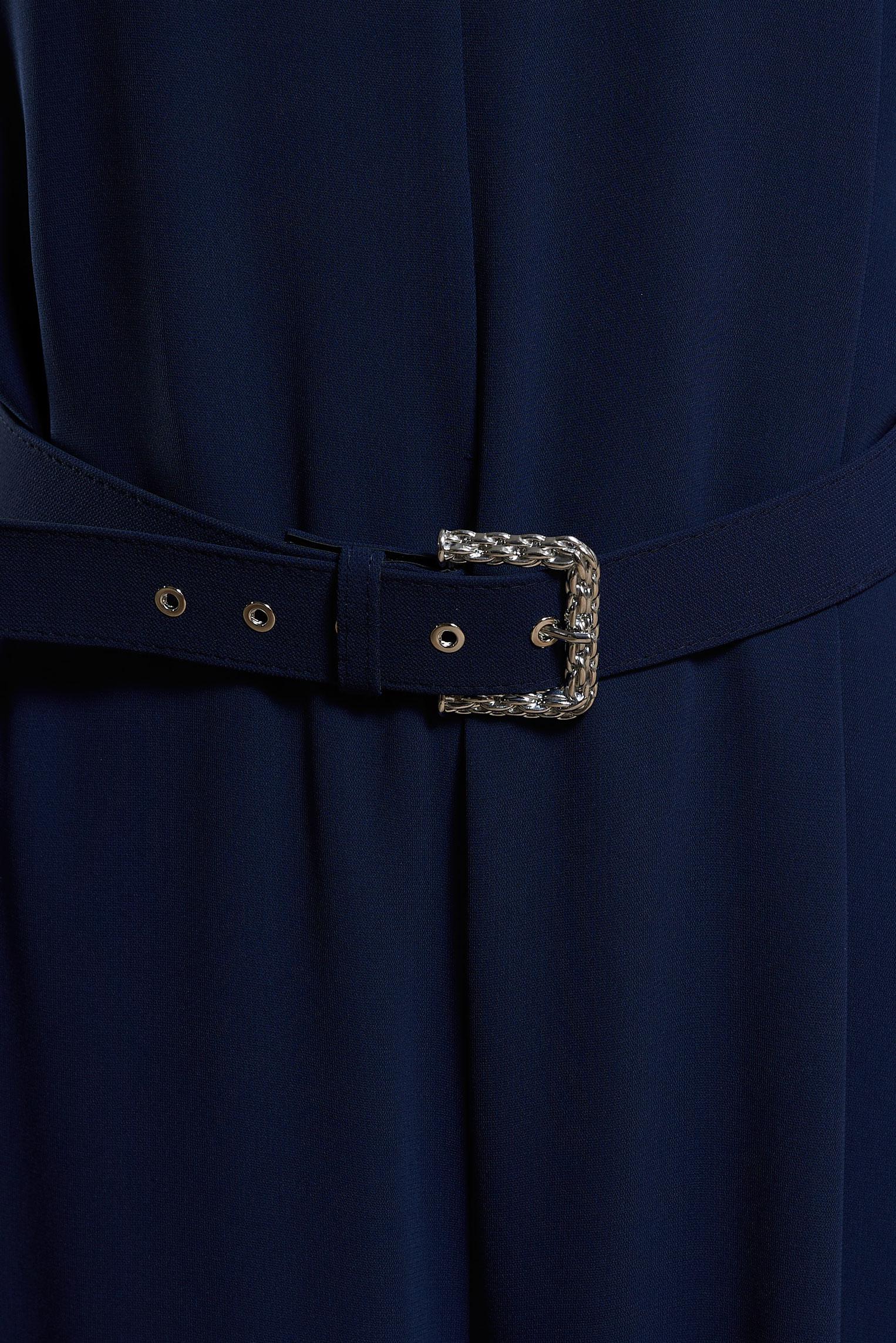 Hijab clothing NAVY BLUE BELTED OVERALLS 44651