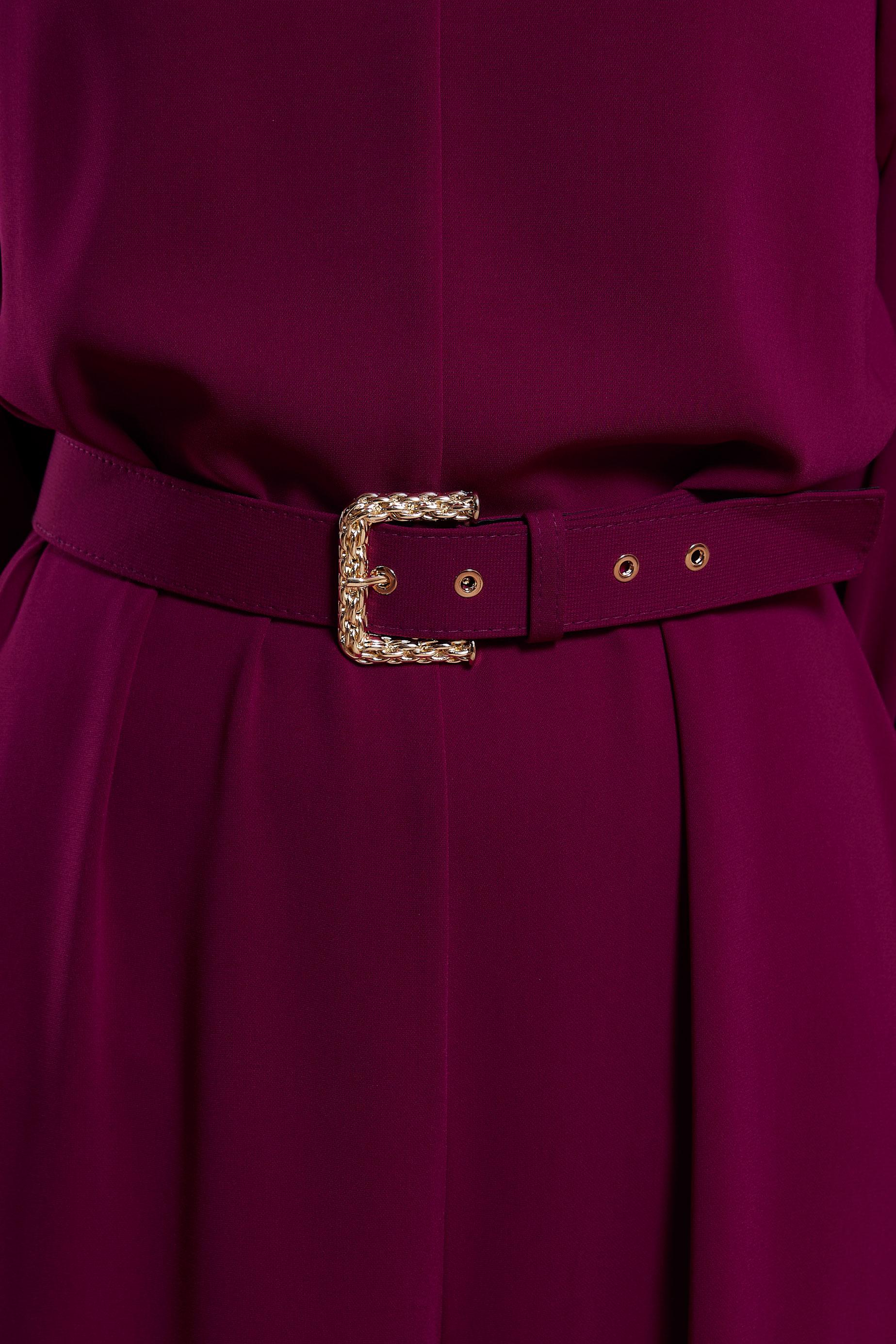 Hijab clothing PURPLE BELTED OVERALLS 44651