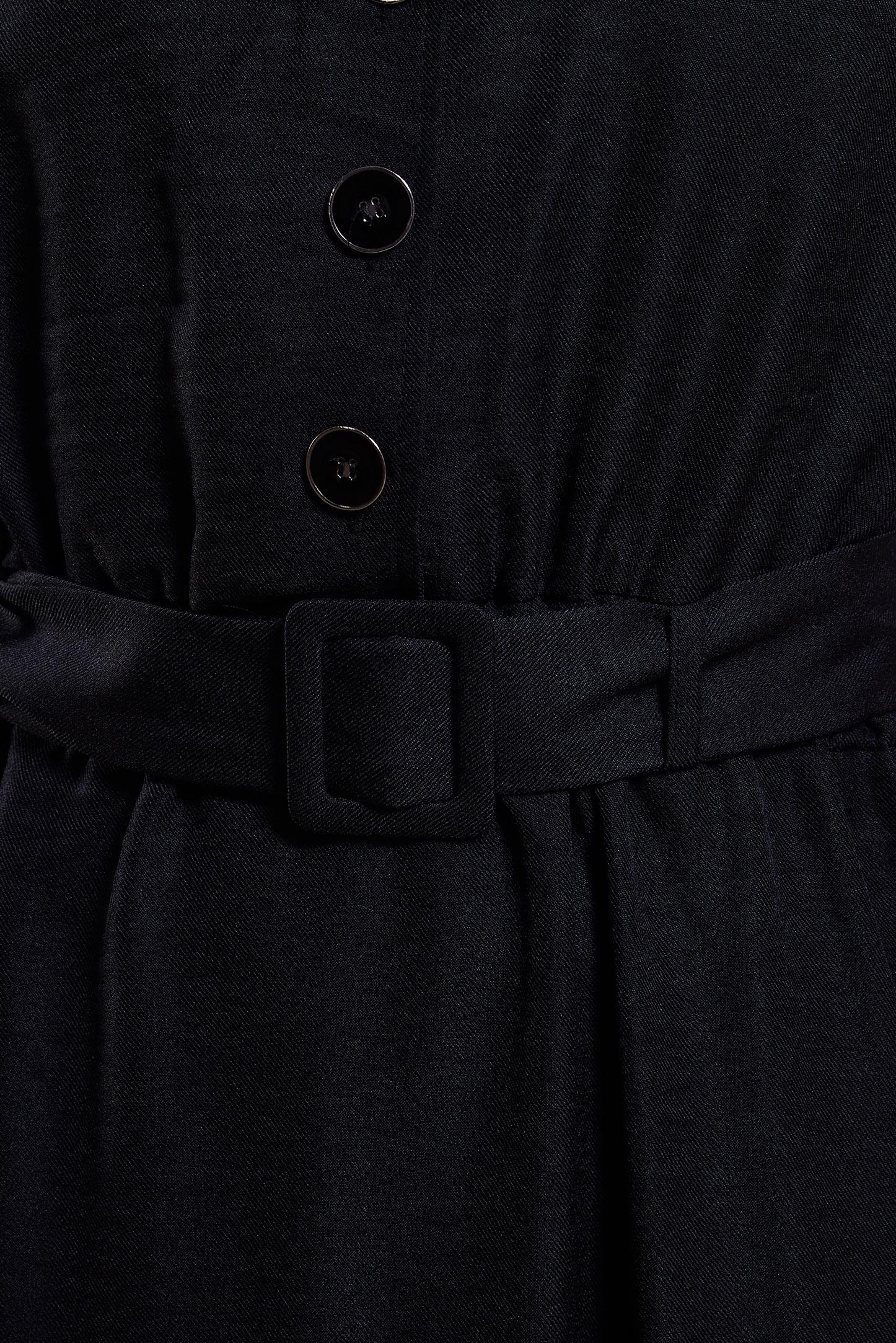 Tesettür giyim SİYAH KEMERLİ JİLE ELBİSE 44668