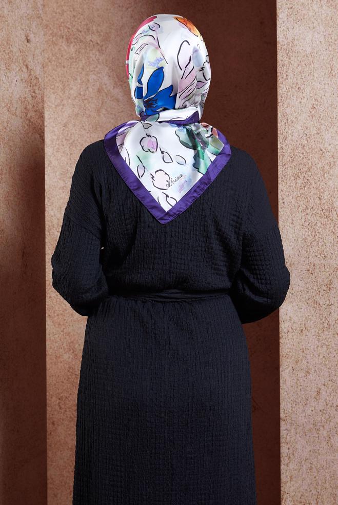 Tesettür giyim MOR ALVİNA DİJİTAL EŞARP 3223 - ALVİNA