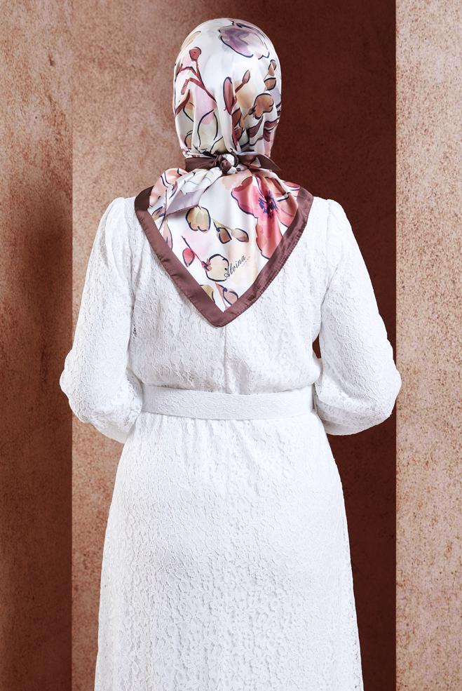 Tesettür giyim RENKSİZ ALVİNA DİJİTAL EŞARP 3223 - ALVİNA